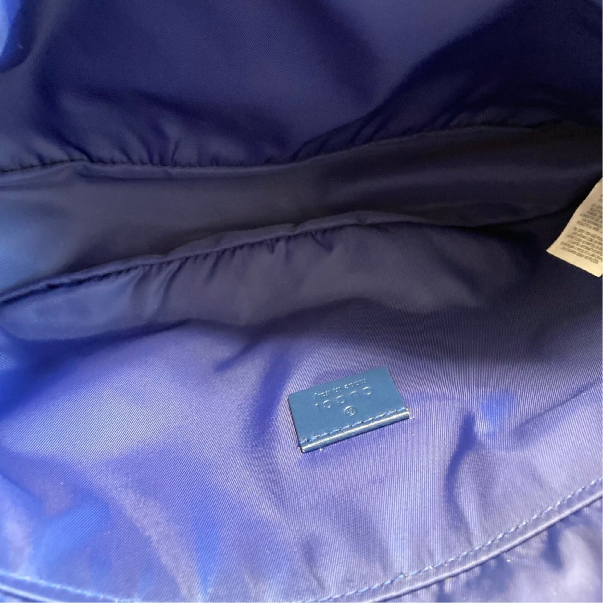 Gucci Navy Messenger Bag Shoulder Bag (Pre-Owned)