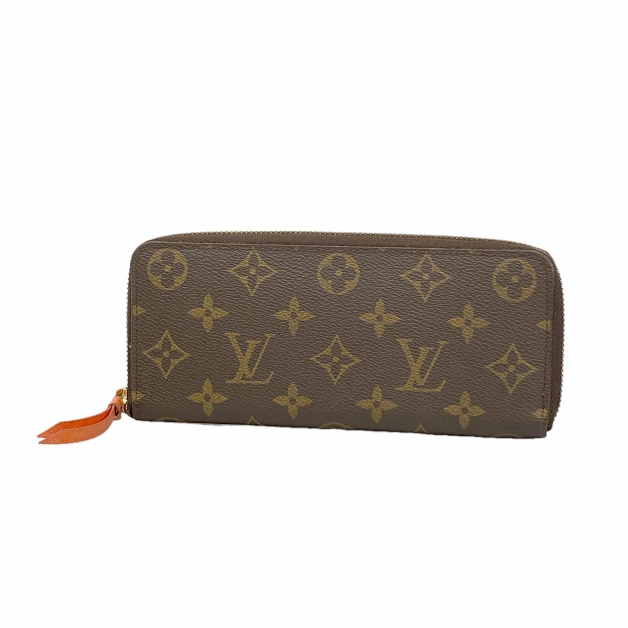 Louis Vuitton Brown Poppy Petal Long Wallet (Bi-Fold) (Pre-Owned)