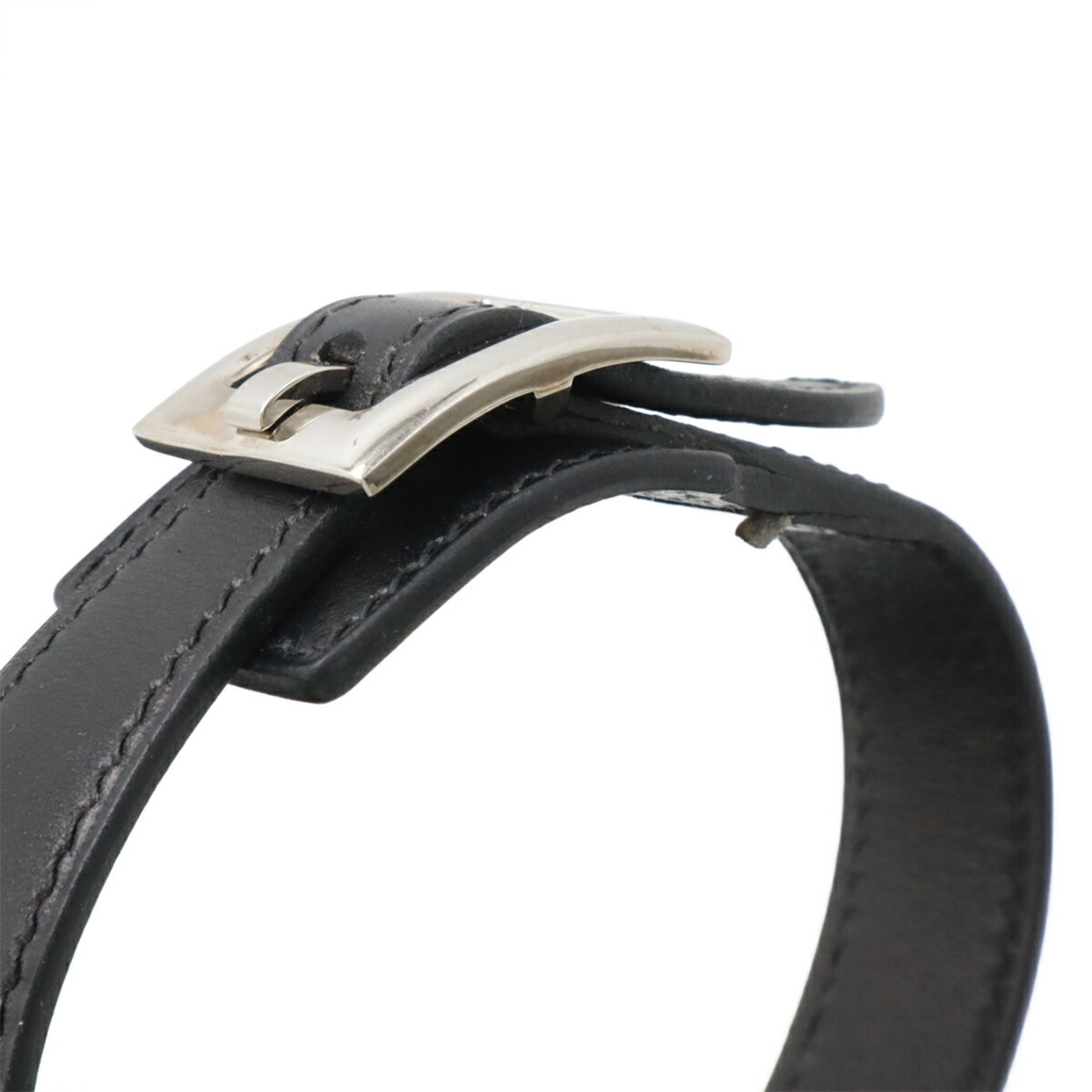 Hermes Black Box Calf Leather Shoulder Bag (Pre-Owned)