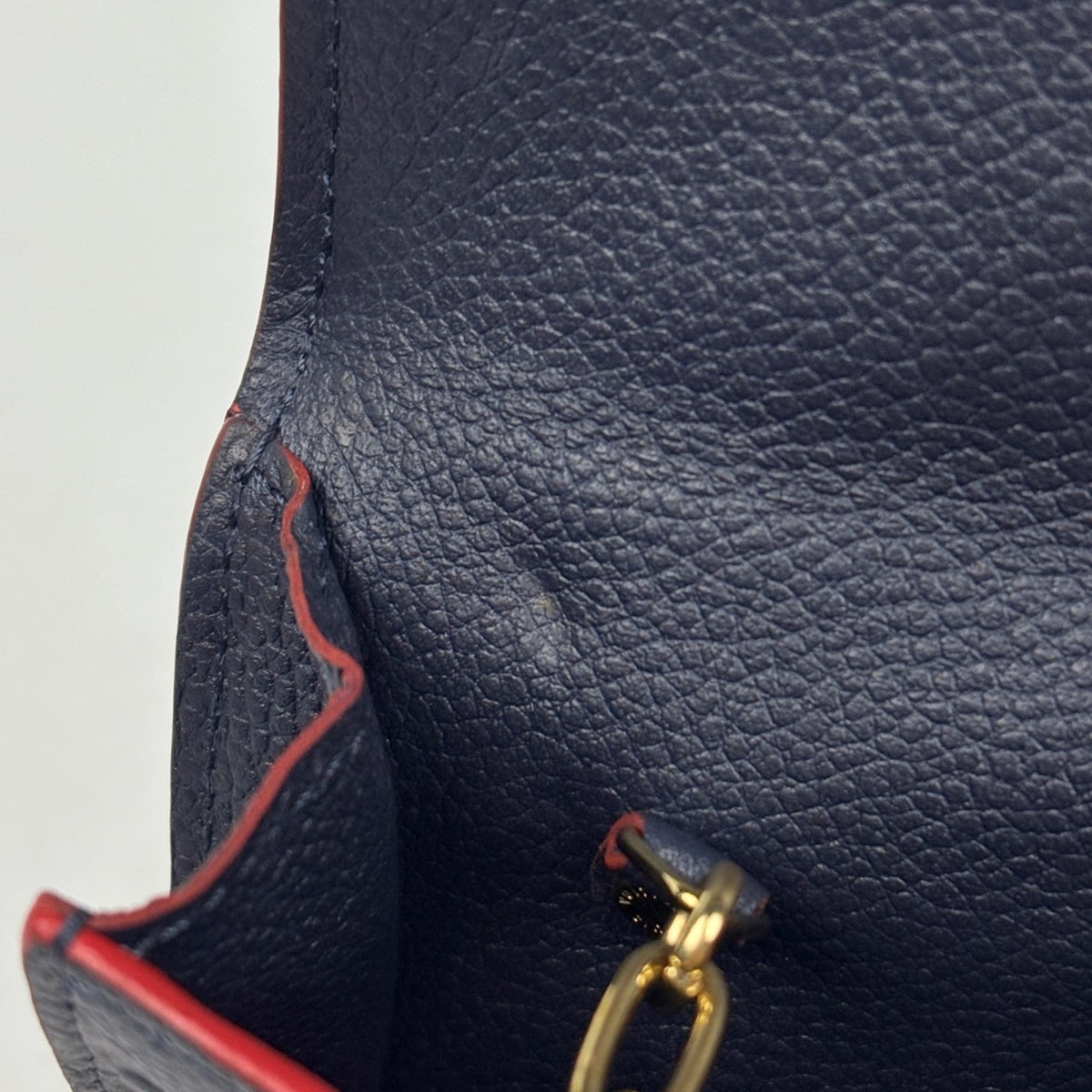 Louis Vuitton Marine Rouge Monogram Empreinte Pochette (Pre-Owned)