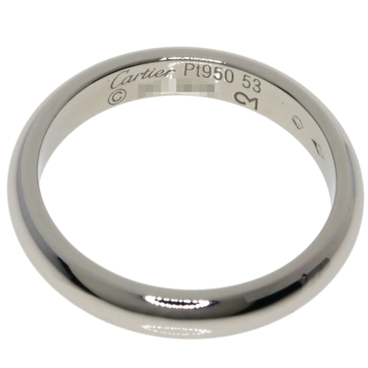 Cartier Platinum 950 Band Ring (Pre-Owned)