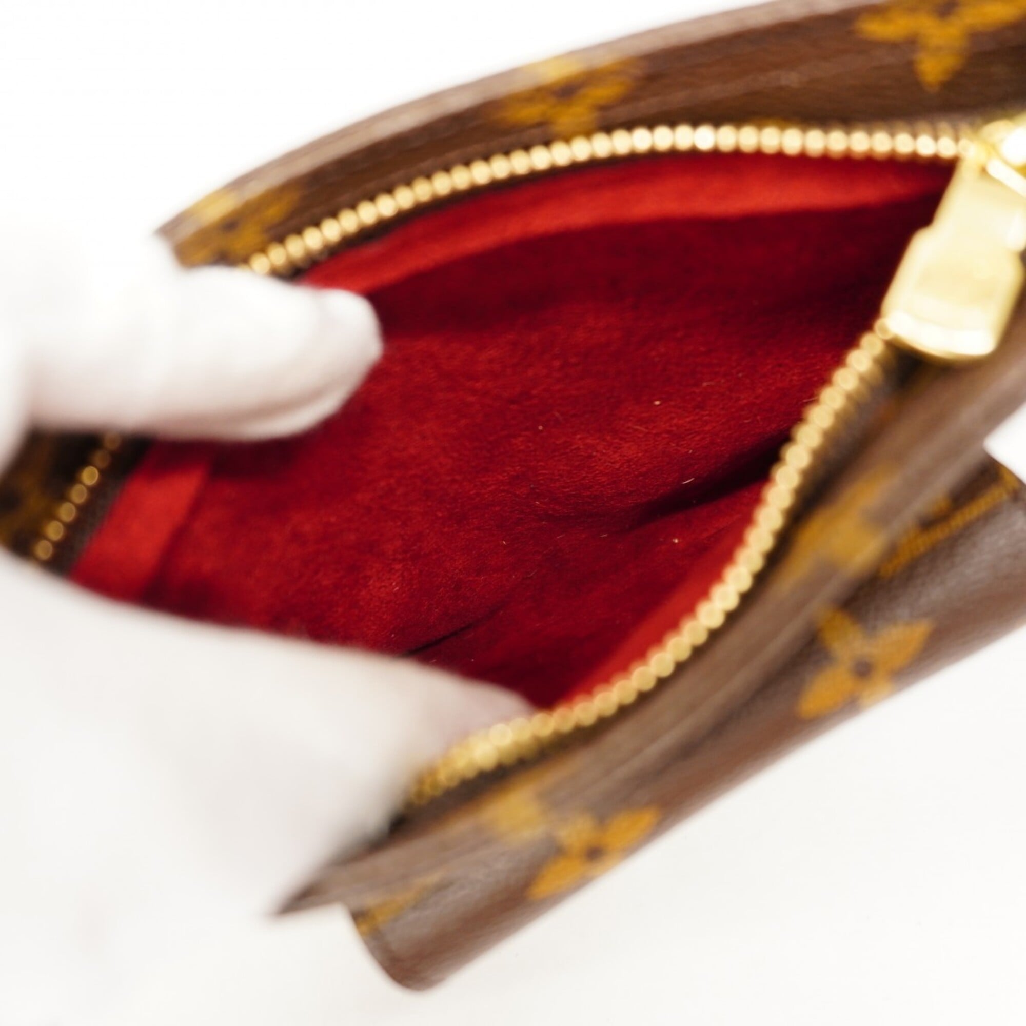Louis Vuitton Brown Pouch (Pre-Owned)