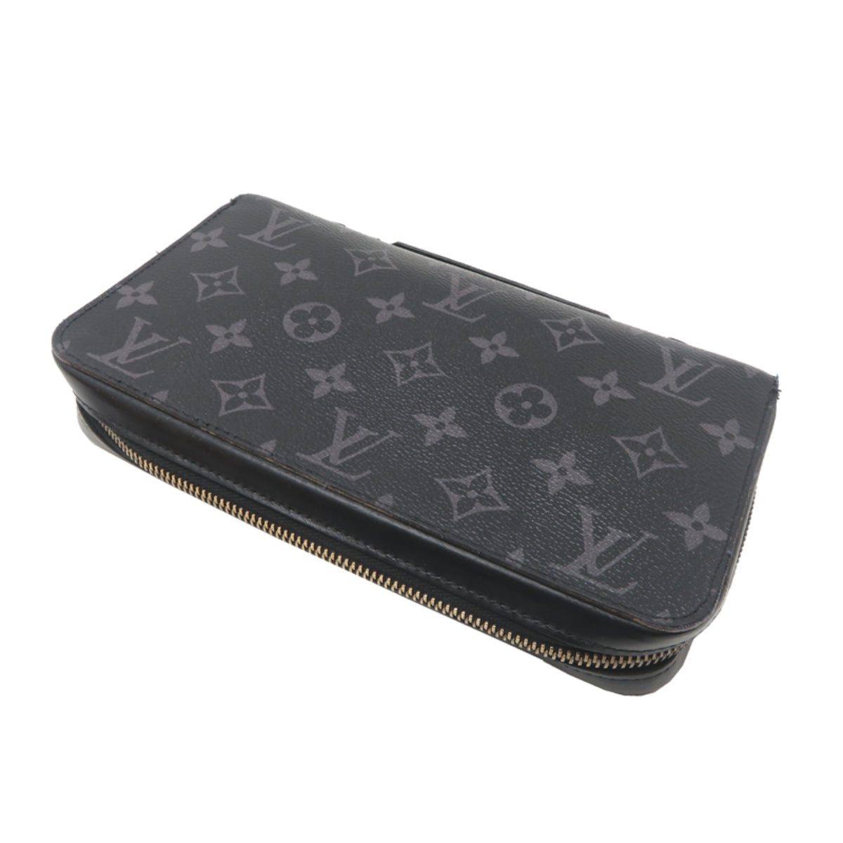 Louis Vuitton Black Monogram Eclipse Clutch Bag (Pre-Owned)