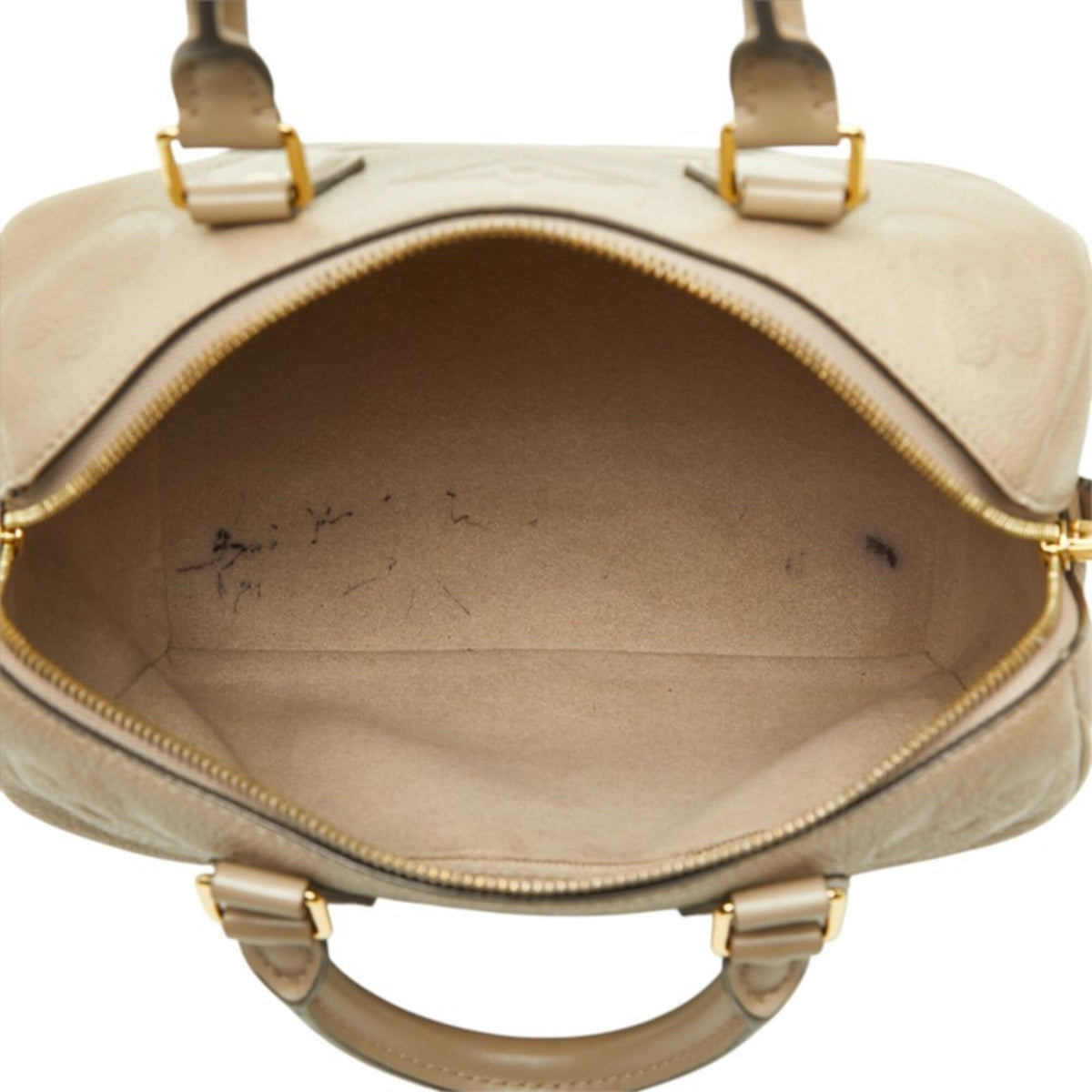 Louis Vuitton Grayish Tourterelle Leather Handbag Shoulder Bag (Pre-Owned)