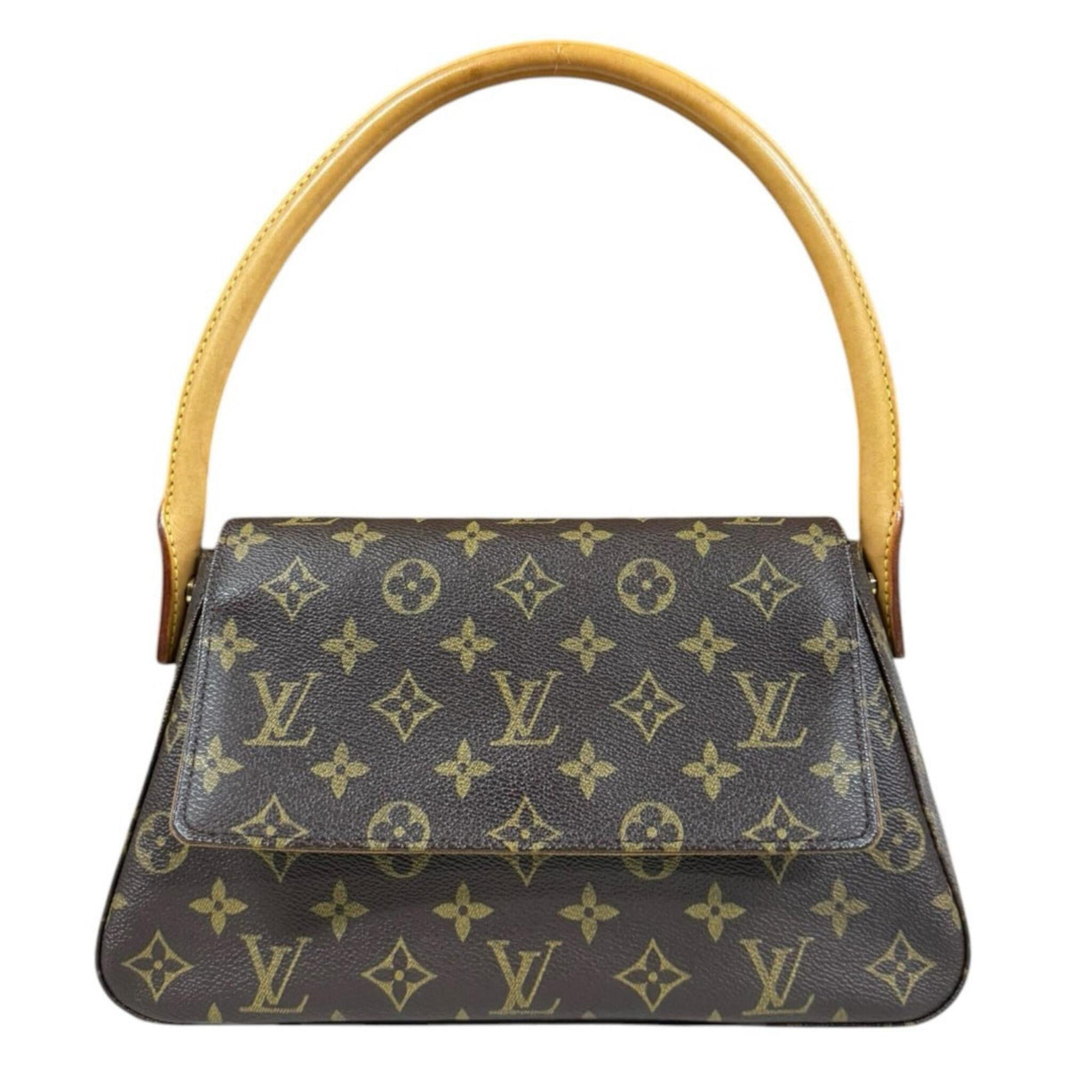 Louis Vuitton Brown Monogram Canvas Handbag (Pre-Owned)