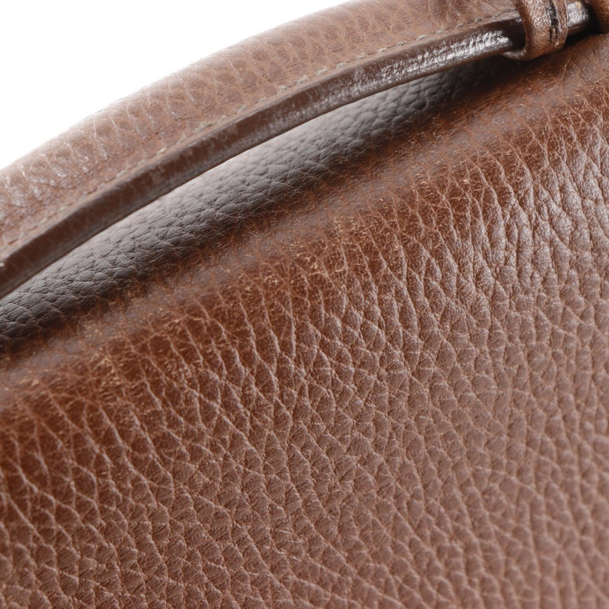 Hermes Sac A Depeche Brown Fjord Leather Briefcase (Pre-Owned)