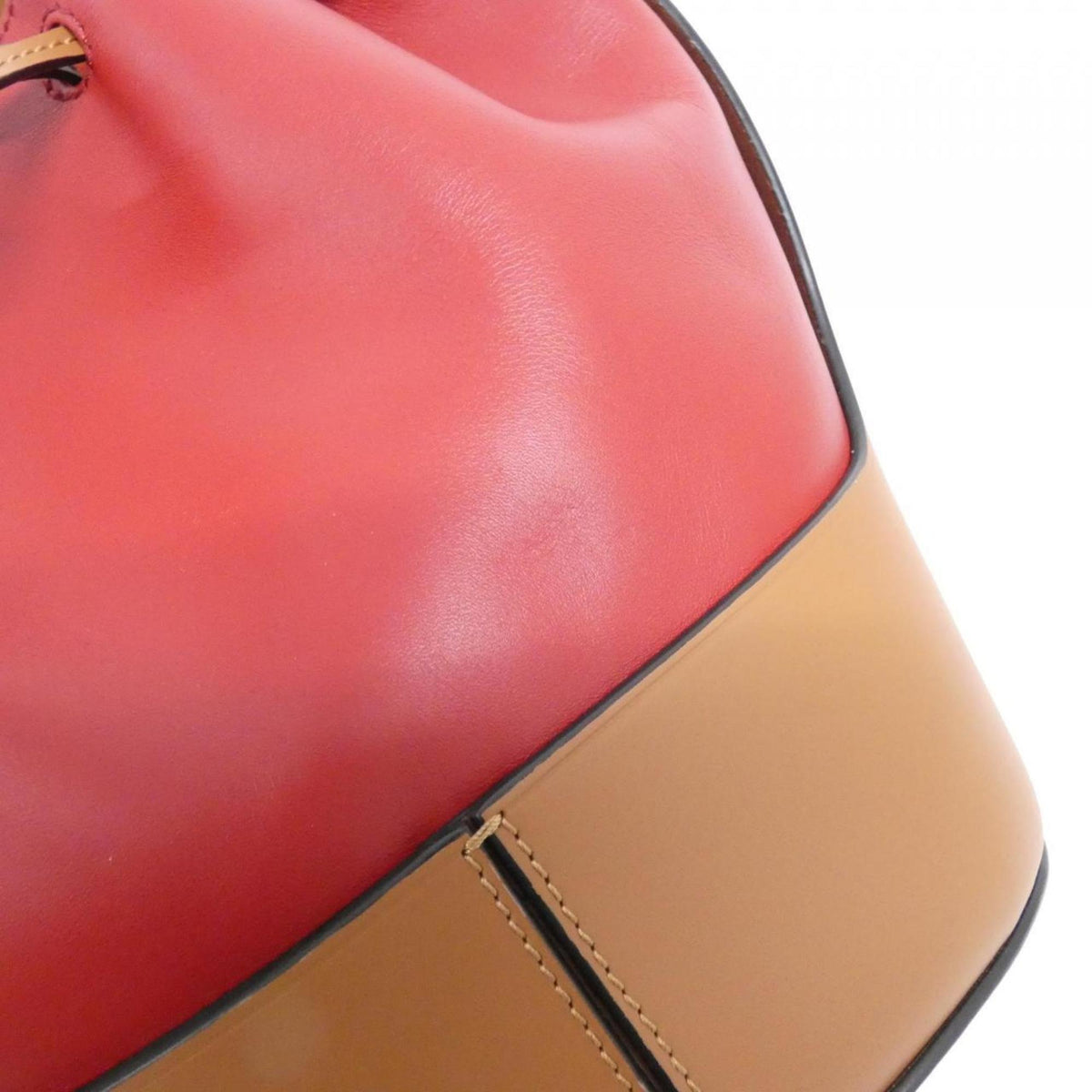 Loewe Gold Leather Handbag Shoulder Bag (Pre-Owned)