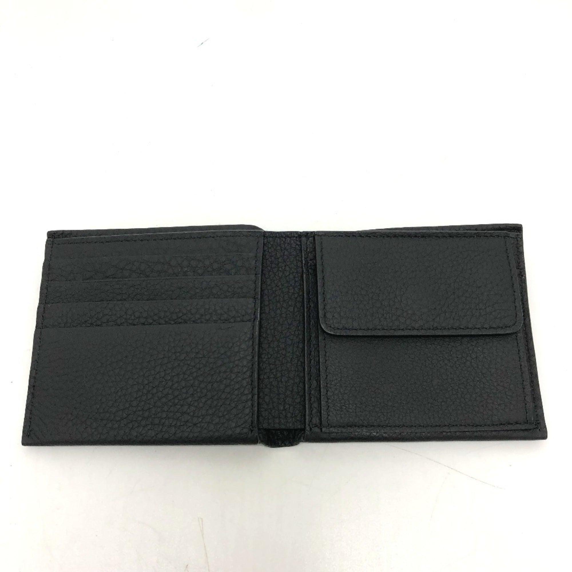 Burberry Black Leather Wallet (Bi-Fold) (Pre-Owned)
