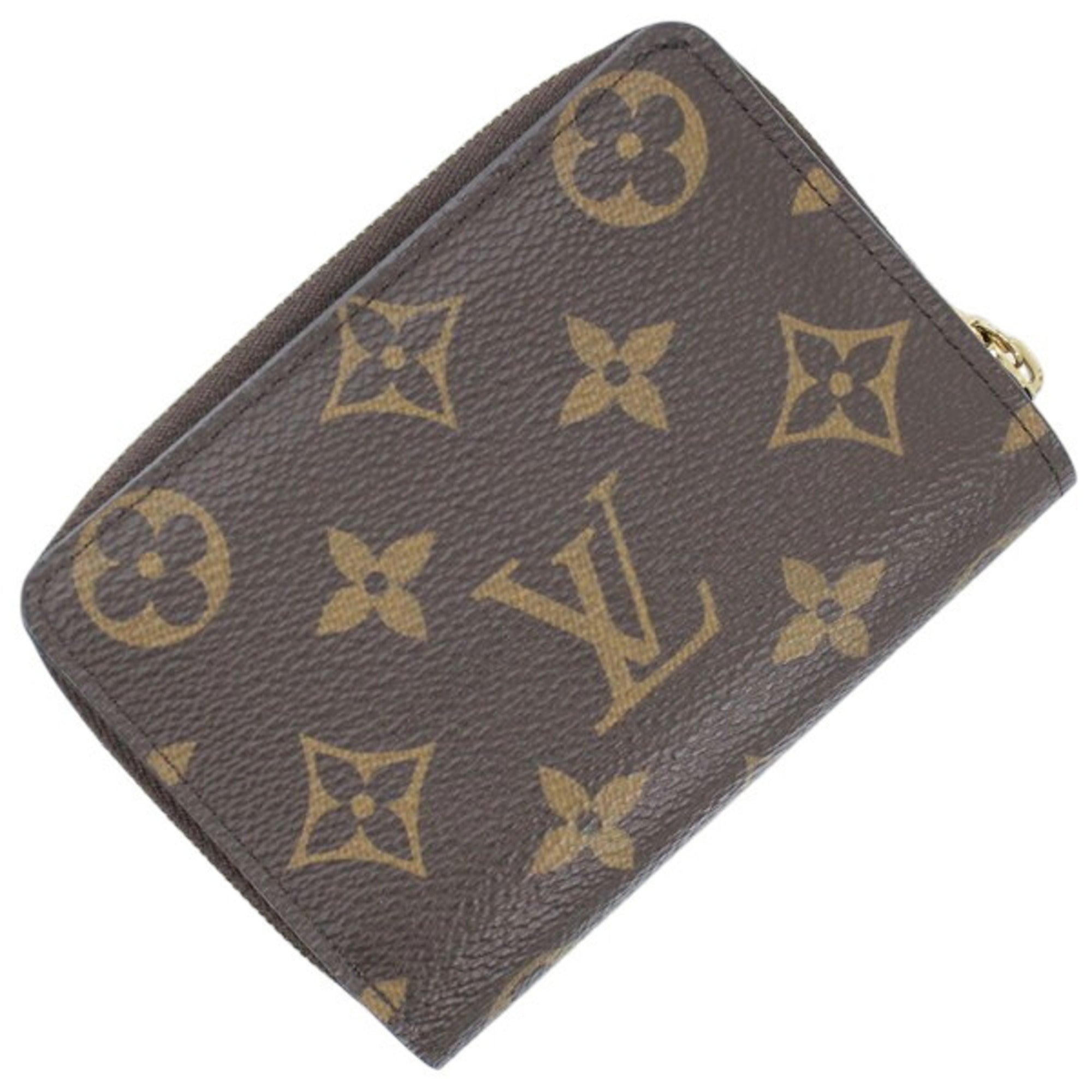 Louis Vuitton Brown Monogram Reverse Monogram Reverse Canvas Wallet (Bi-Fold) (Pre-Owned)