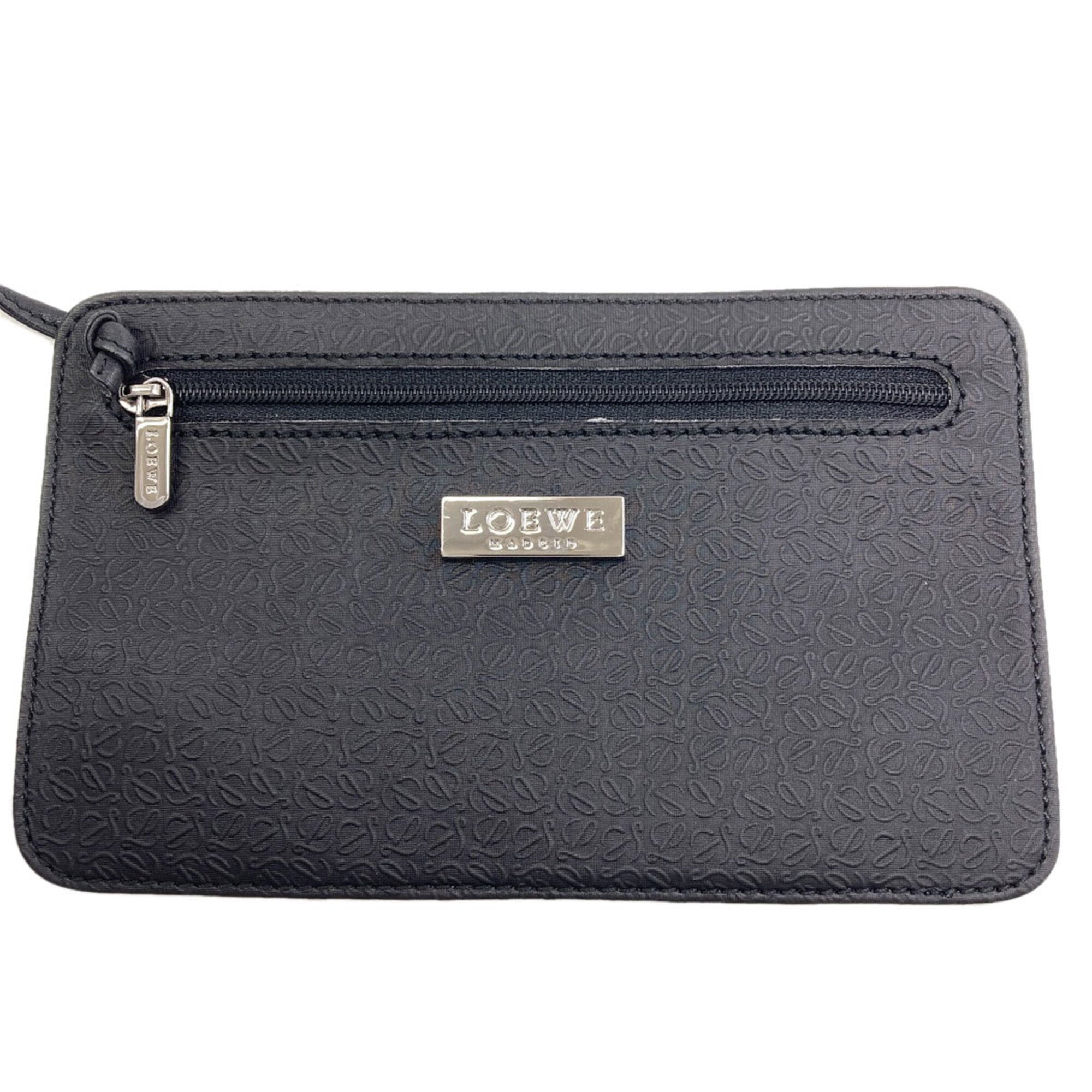 Loewe Black Leather Shoulder Bag (Pre-Owned)