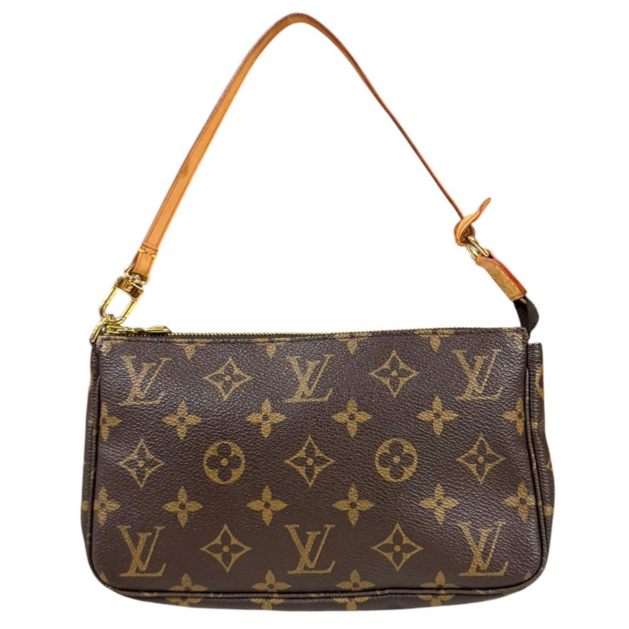 Louis Vuitton Brown Monogram Canvas Handbag (Pre-Owned)