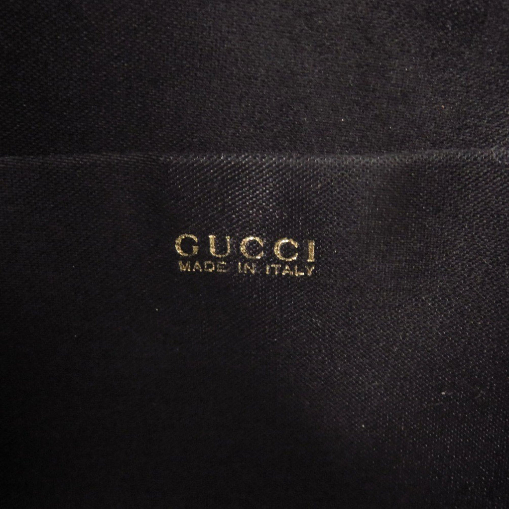 Gucci Black Satin Rhinestone Backpack (Pre-Owned)