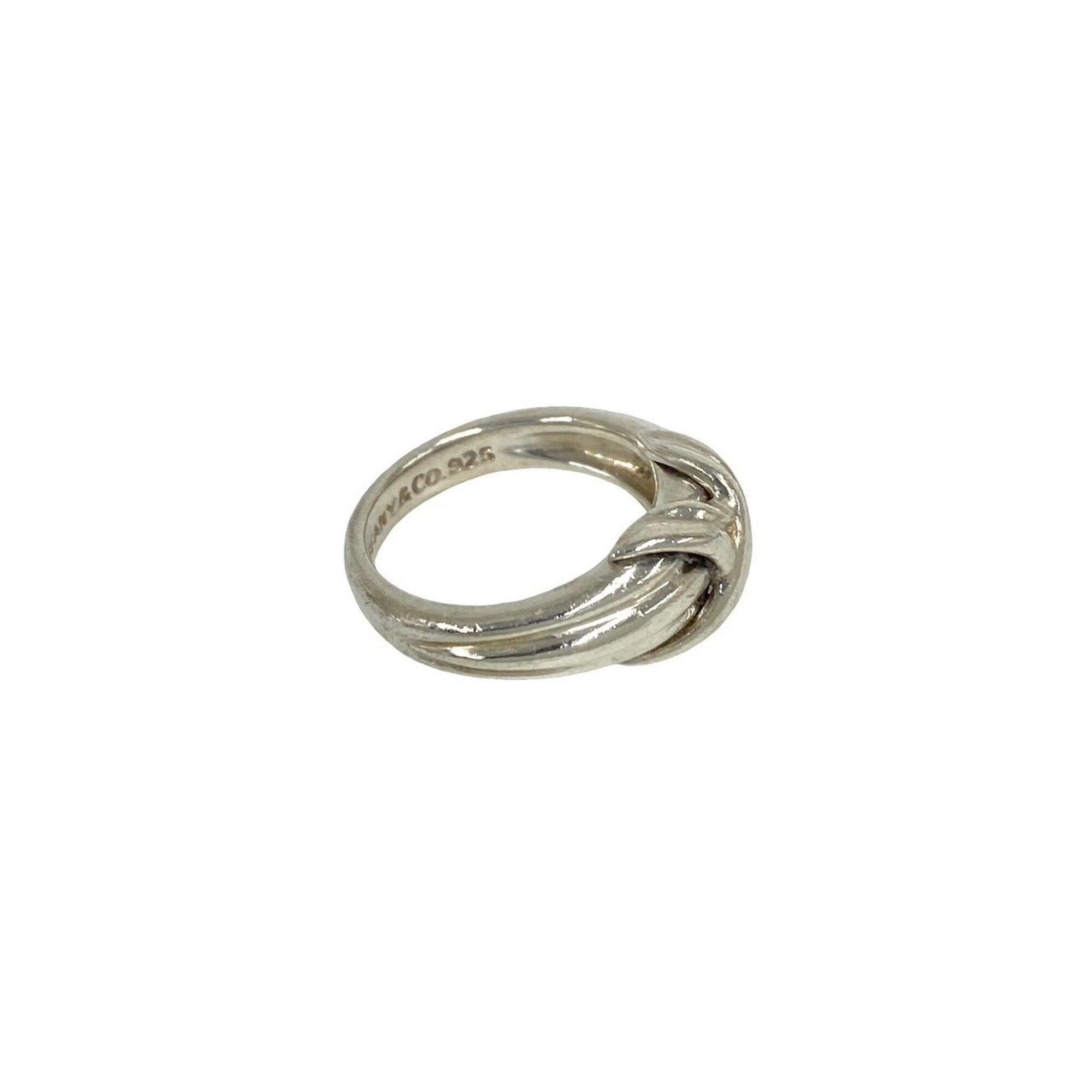 Tiffany Silver Silver 925 Band Ring (Pre-Owned)