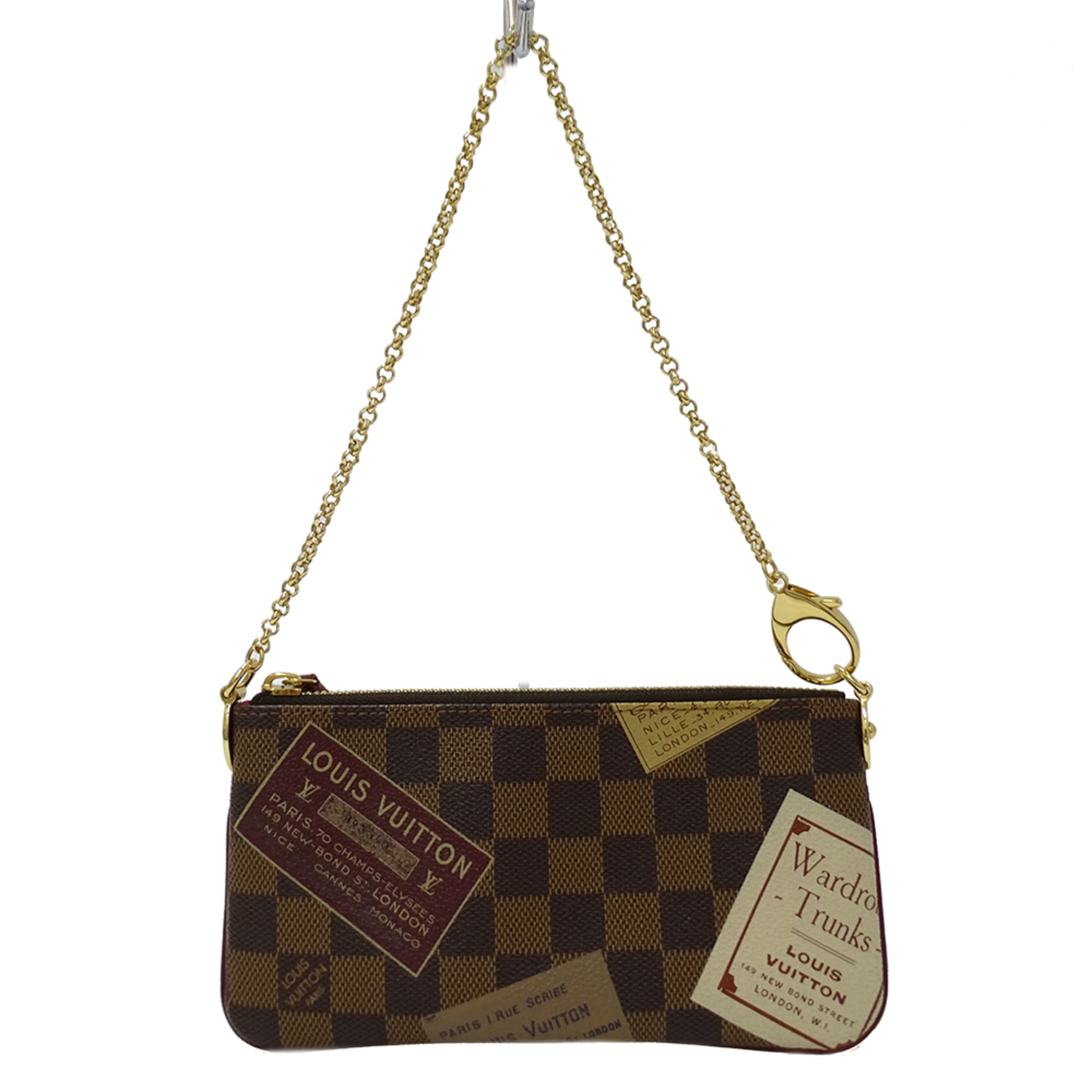 Louis Vuitton Brown Damier Canvas Damier Canvas Handbag Pouch (Pre-Owned)