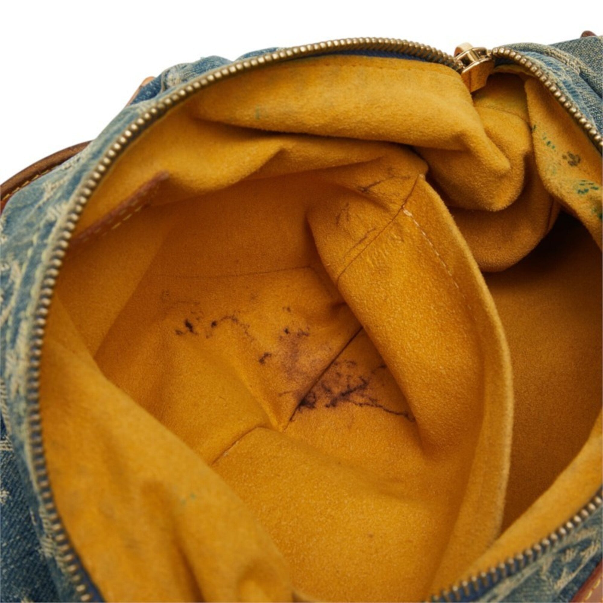 Louis Vuitton Monogram Denim Leather Shoulder Bag (Pre-Owned)