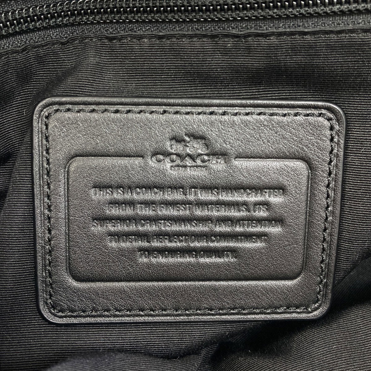 Coach Black Blue Nylon Backpack (Pre-Owned)