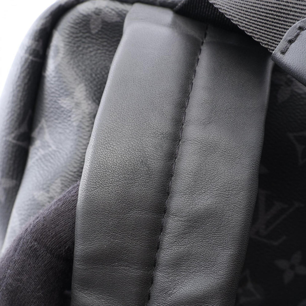 Louis Vuitton Black Monogram Eclipse Monogram Eclipse Leather Backpack (Pre-Owned)