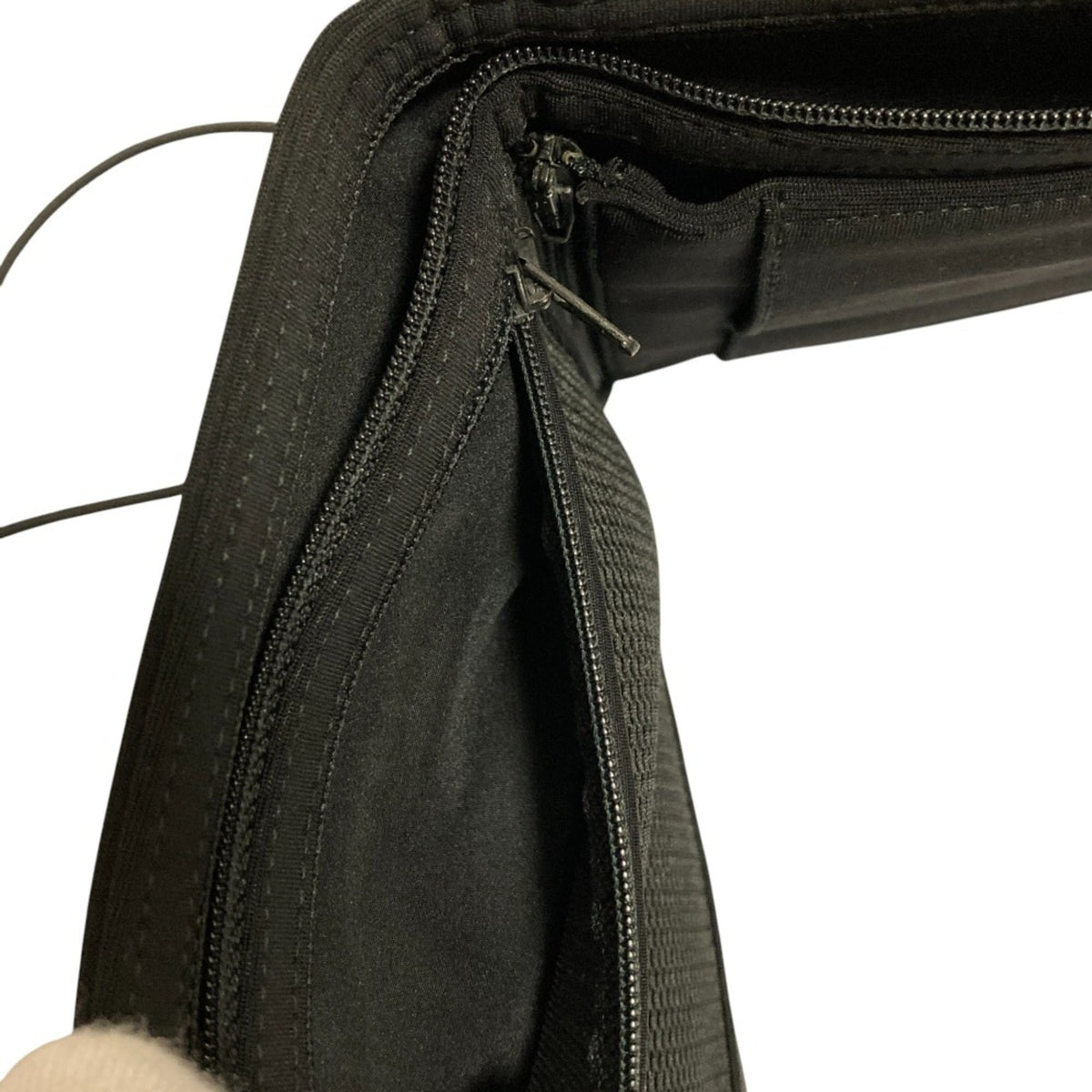 Miu Miu Black Nylon Handbag Pouch Shoulder Bag (Pre-Owned)