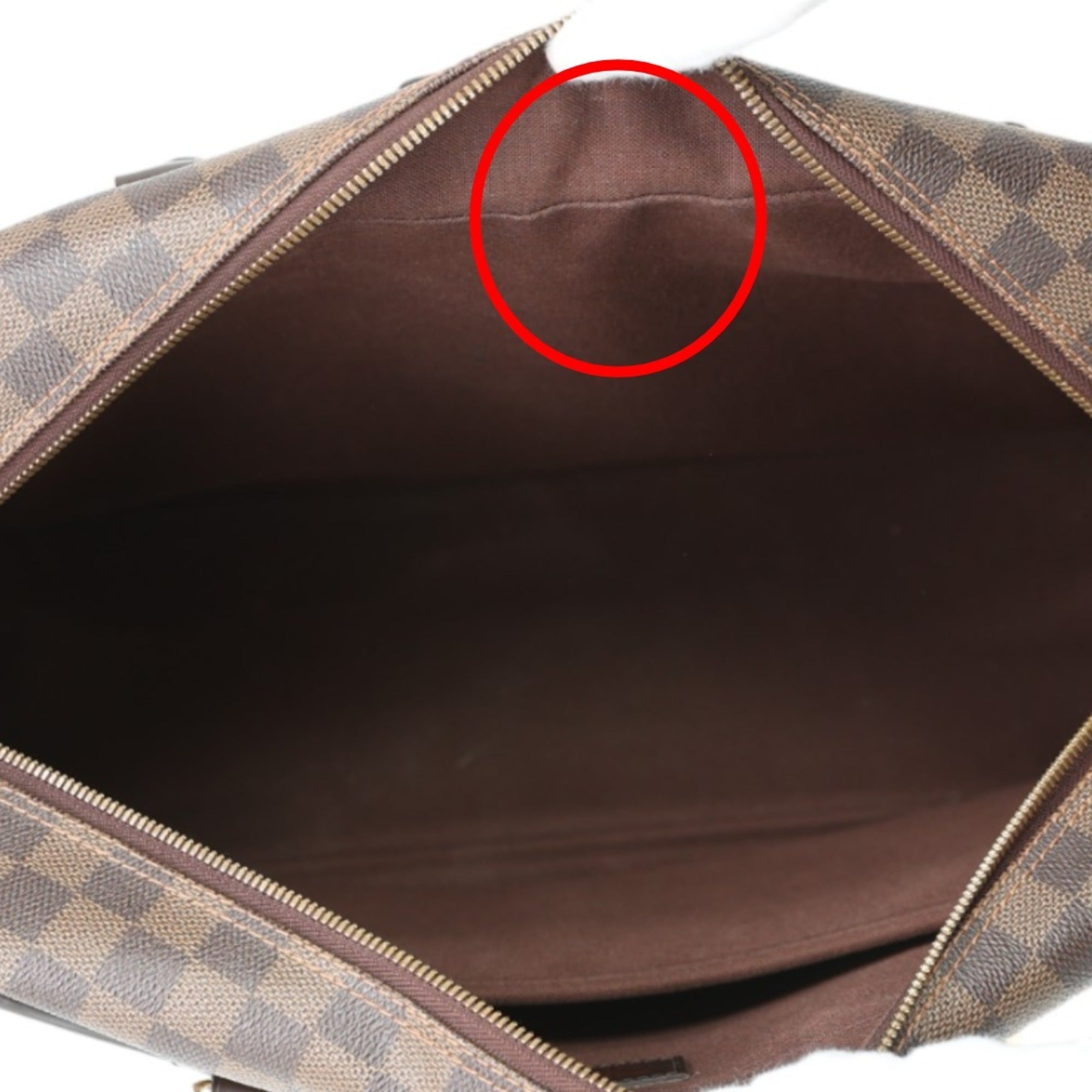Louis Vuitton Damier Brown Damier Canvas Handbag (Pre-Owned)