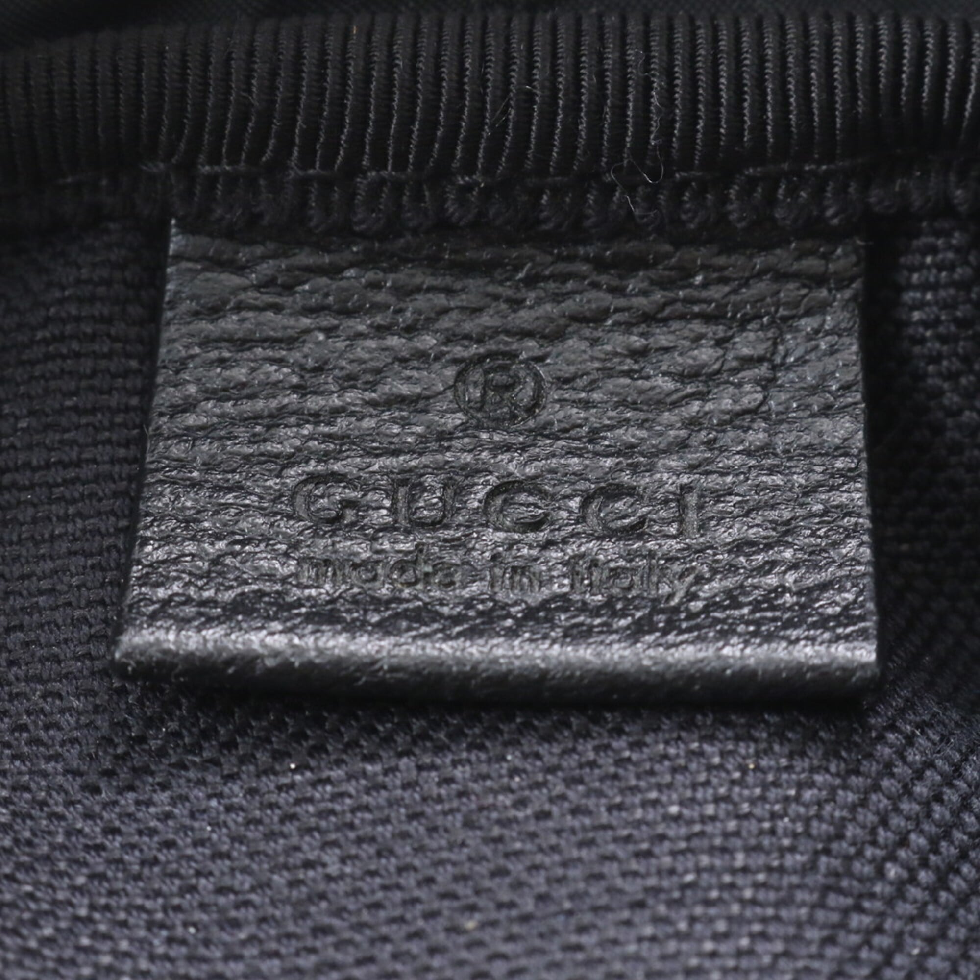 Gucci Multi-Color Leather Coated Canvas Backpack Shoulder Bag (Pre-Owned)