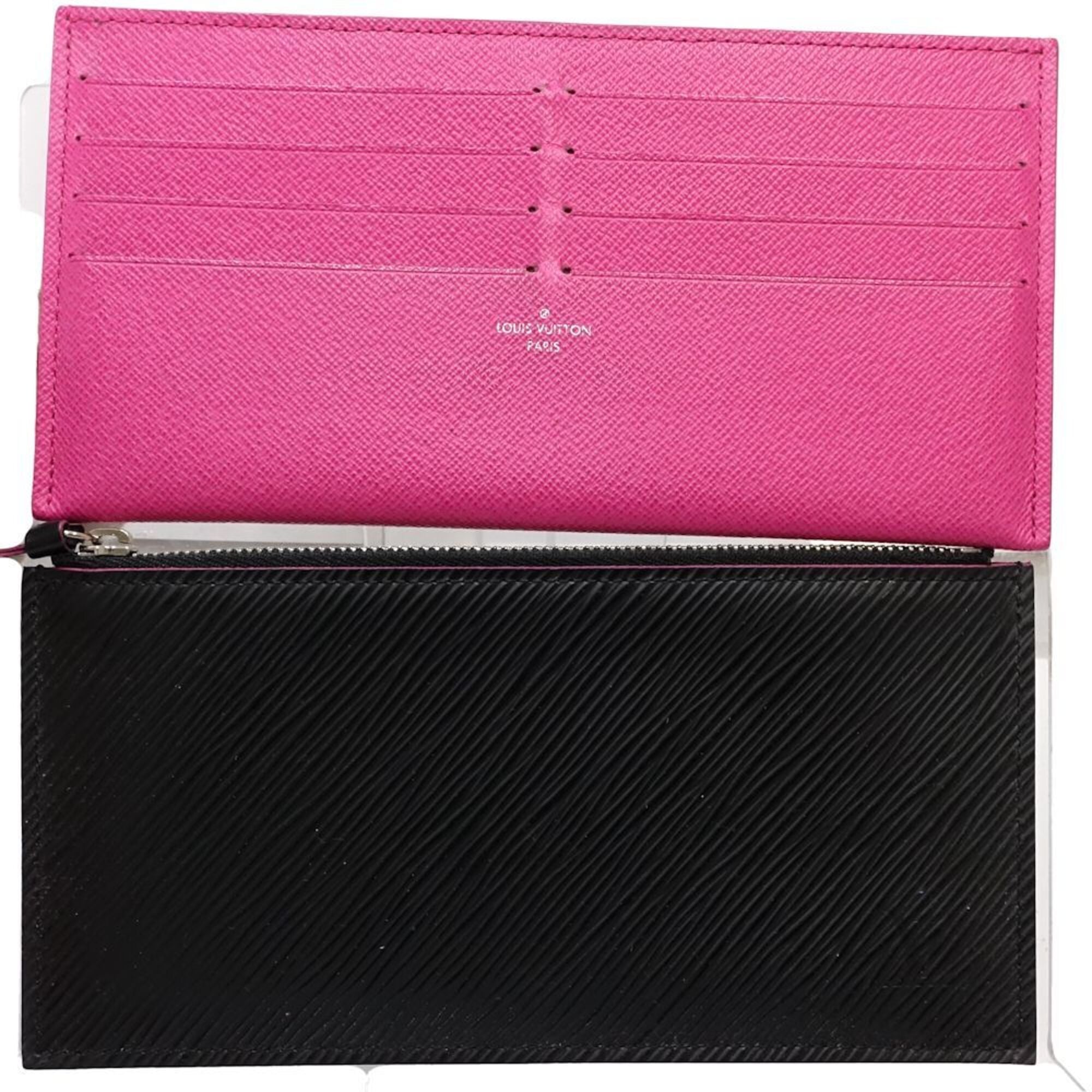 Louis Vuitton Epi Hot Pink Noir Epi Leather Pochette (Pre-Owned)