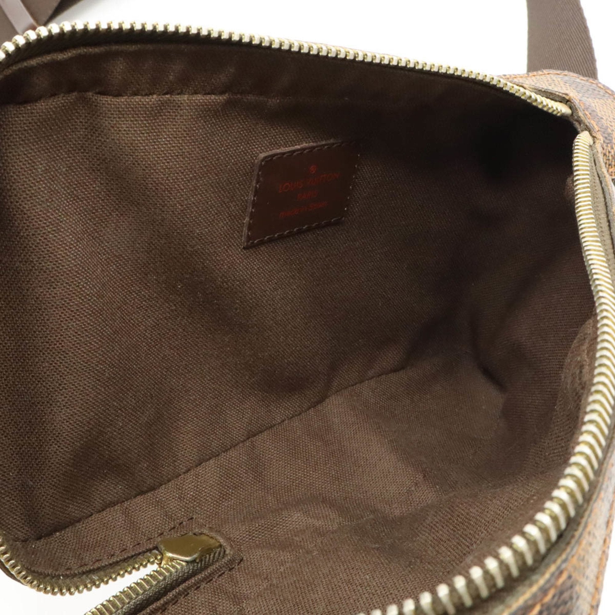Louis Vuitton Brown Pvc Pouch Shoulder Bag Sling Bag (Pre-Owned)