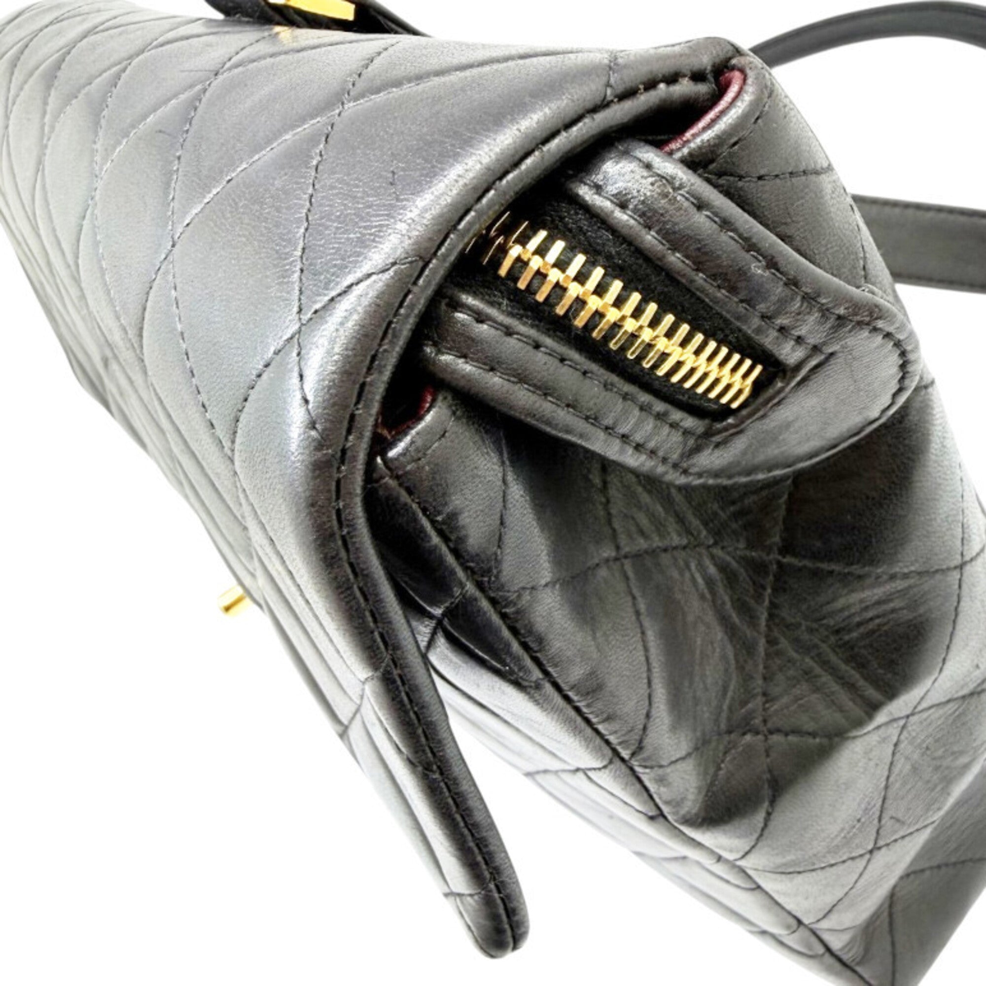 Chanel Black Leather Backpack (Pre-Owned)