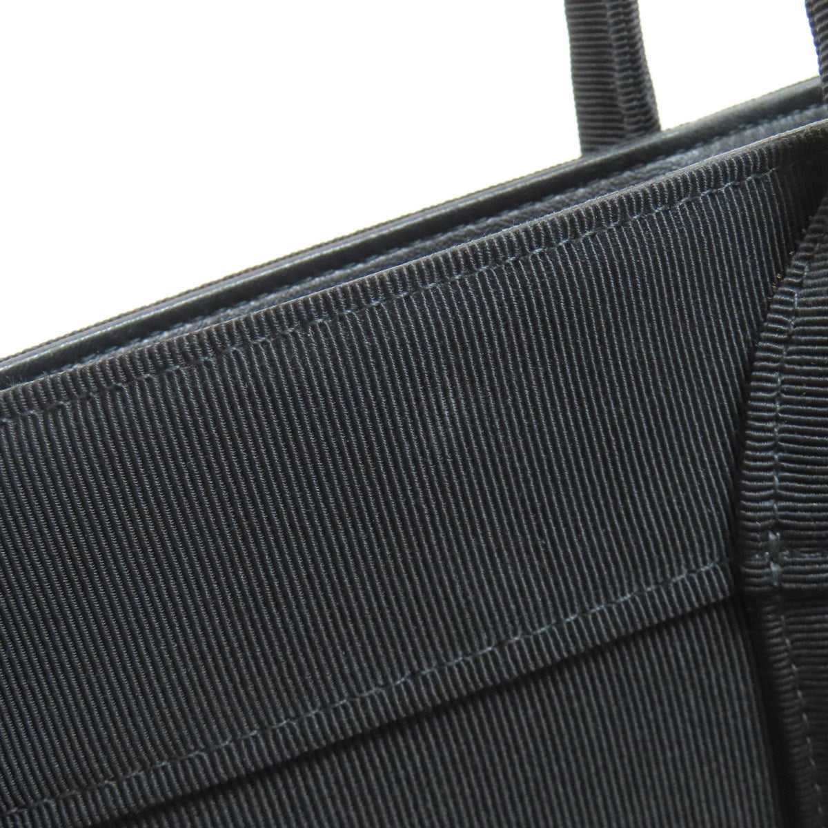 Salvatore Ferragamo Black Canvas Tote Bag (Pre-Owned)