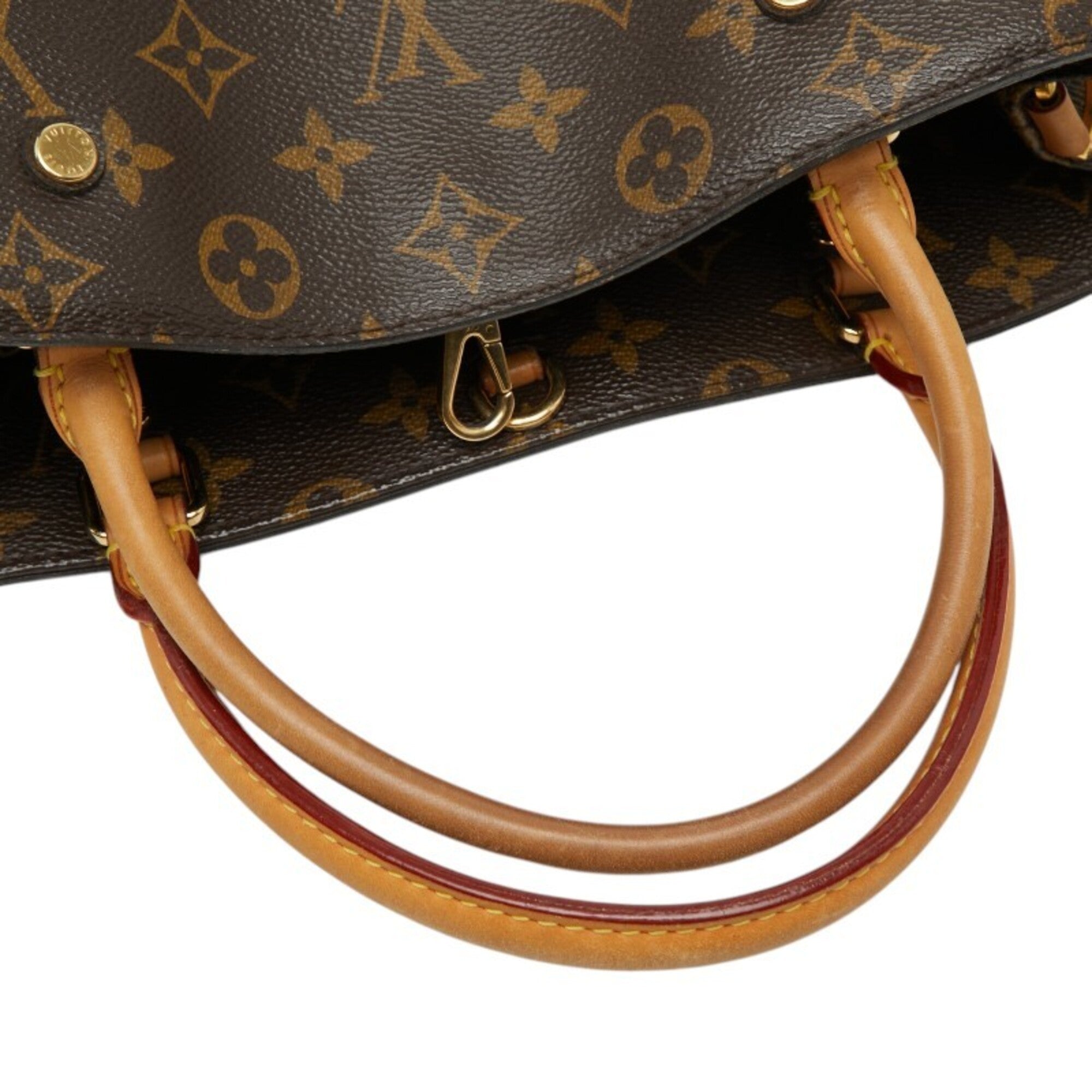 Louis Vuitton Brown Pvc Leather Handbag Shoulder Bag (Pre-Owned)