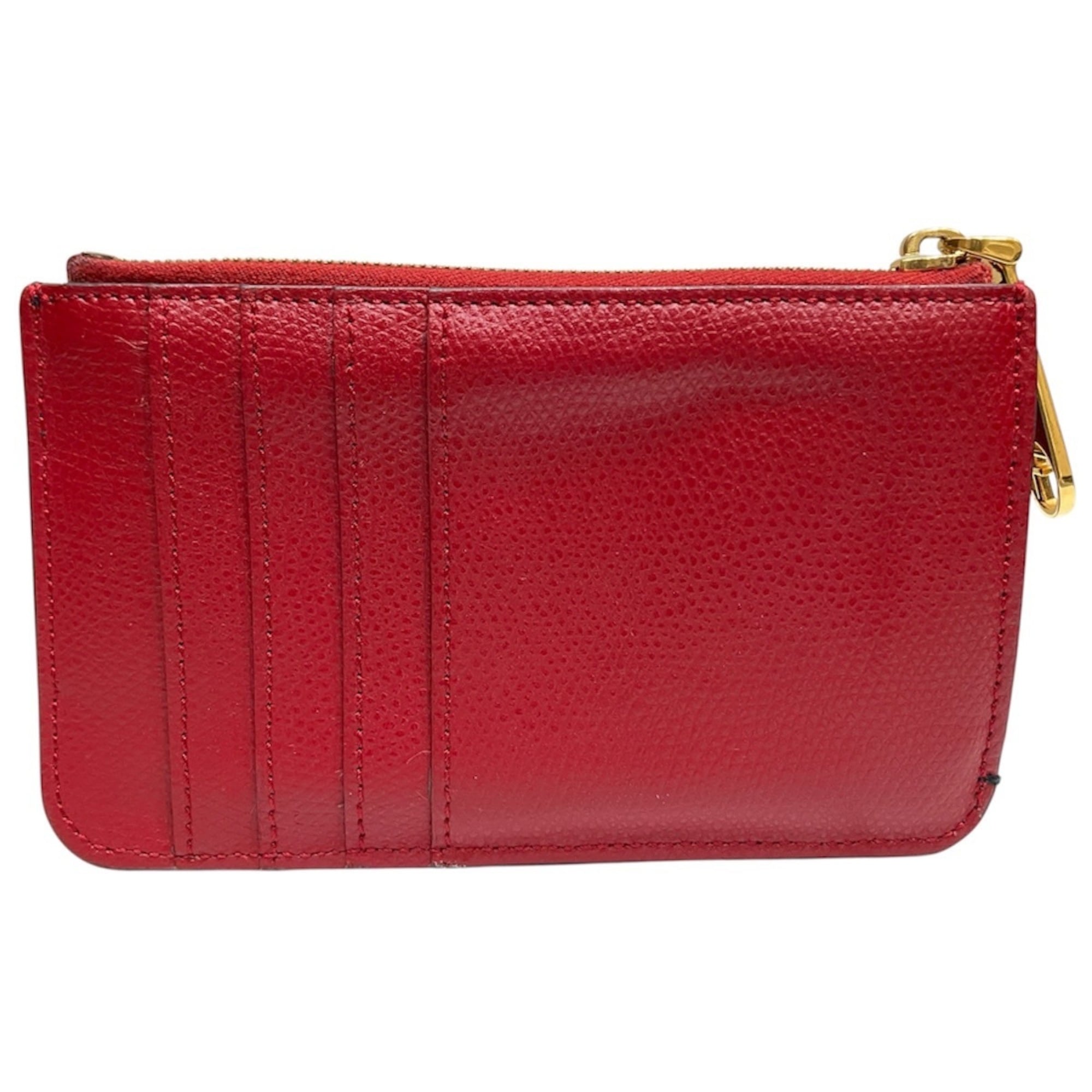 Fendi Zucca Leather Coin Purse/Coin Case (Pre-Owned)