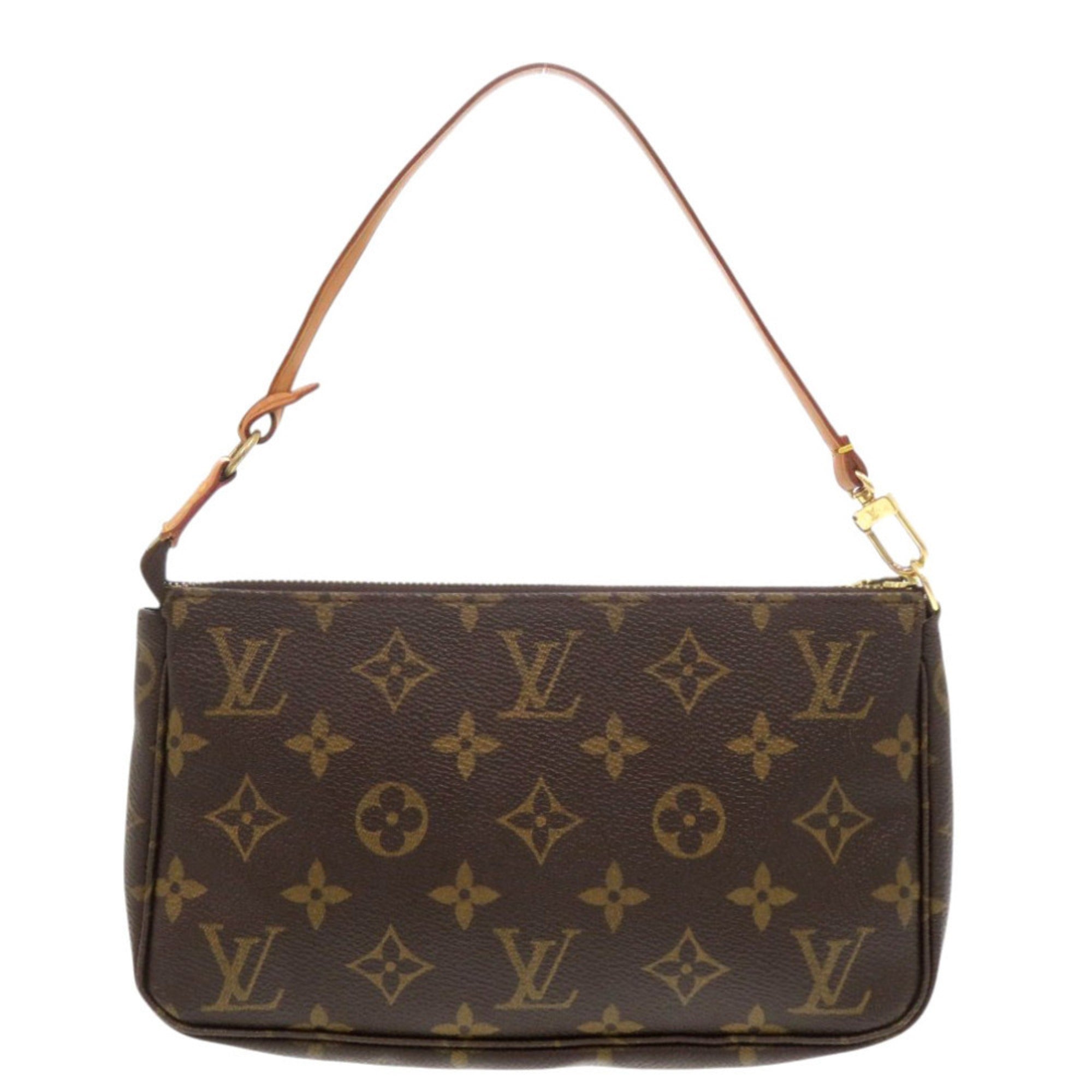 Louis Vuitton Brown Monogram Pochette Pouch (Pre-Owned)