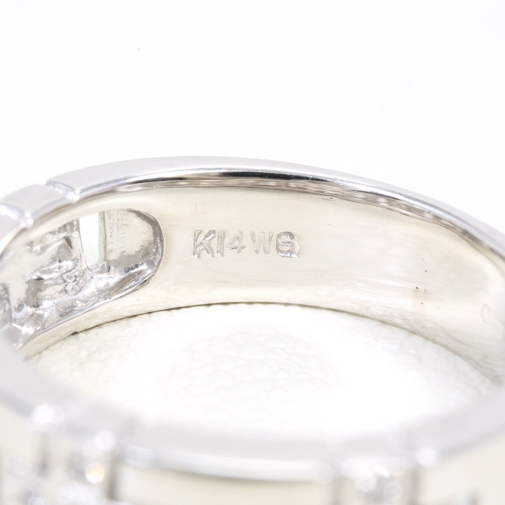 Unbranded White Gold White Gold (14K) Band Ring (Pre-Owned)