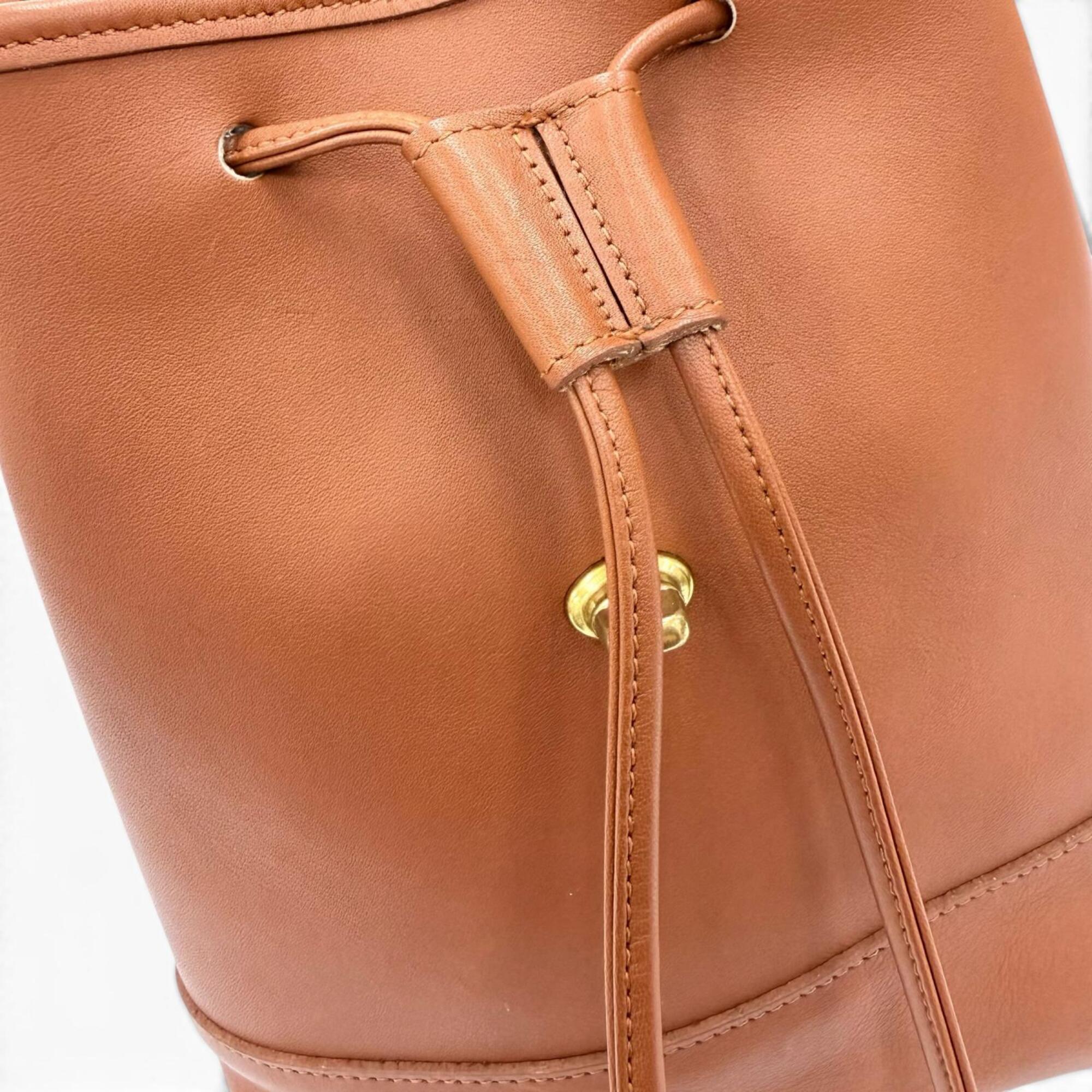 Coach Brown Leather Backpack (Pre-Owned)