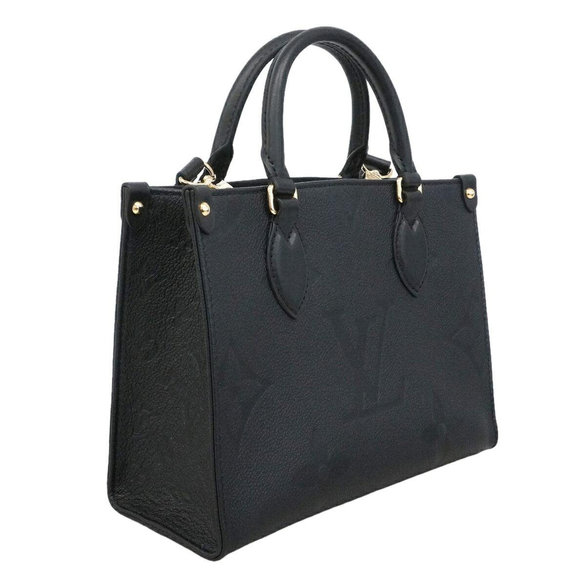 Louis Vuitton Noir Handbag (Pre-Owned)