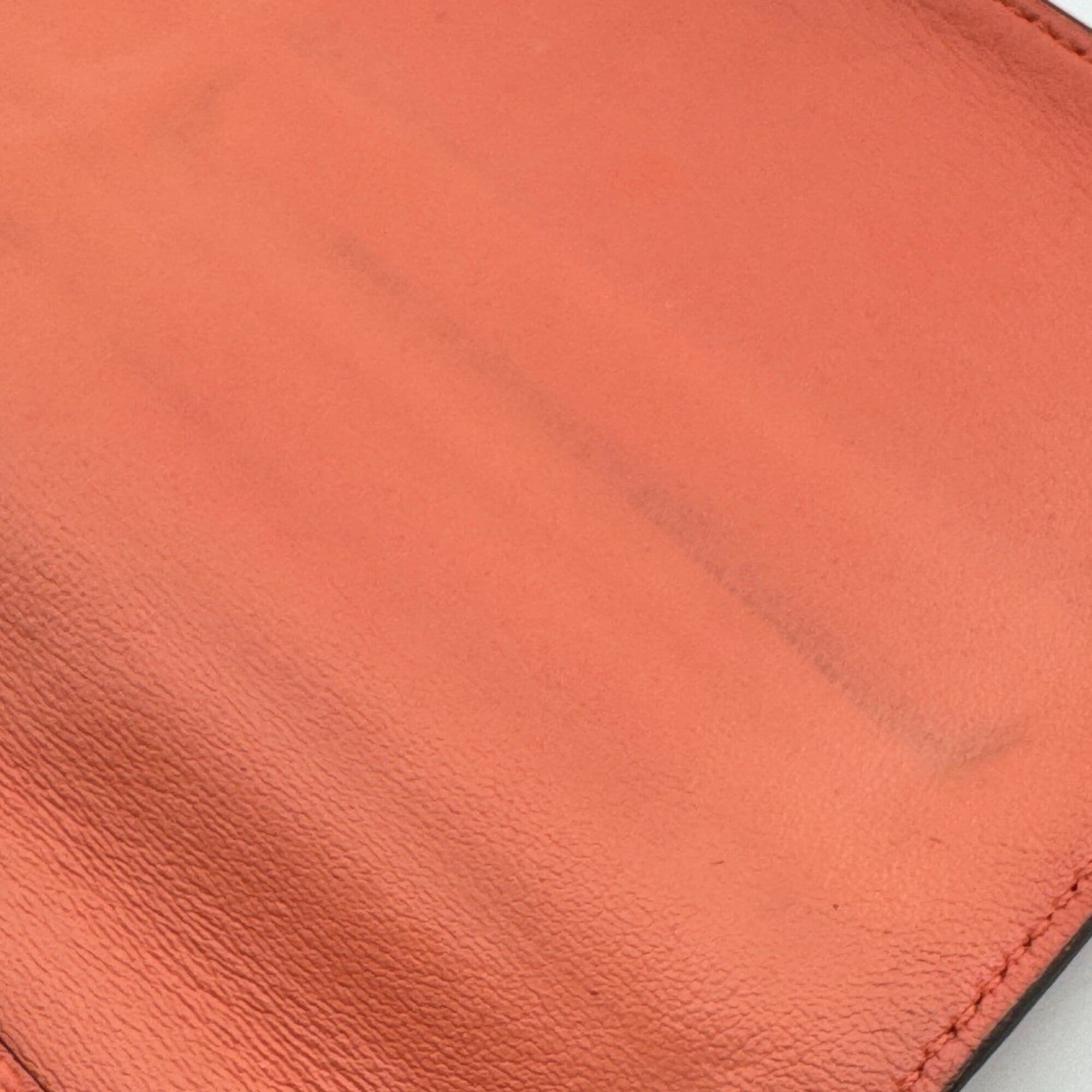 Hermes Dogon Pink Leather Long Wallet (Bi-Fold) (Pre-Owned)