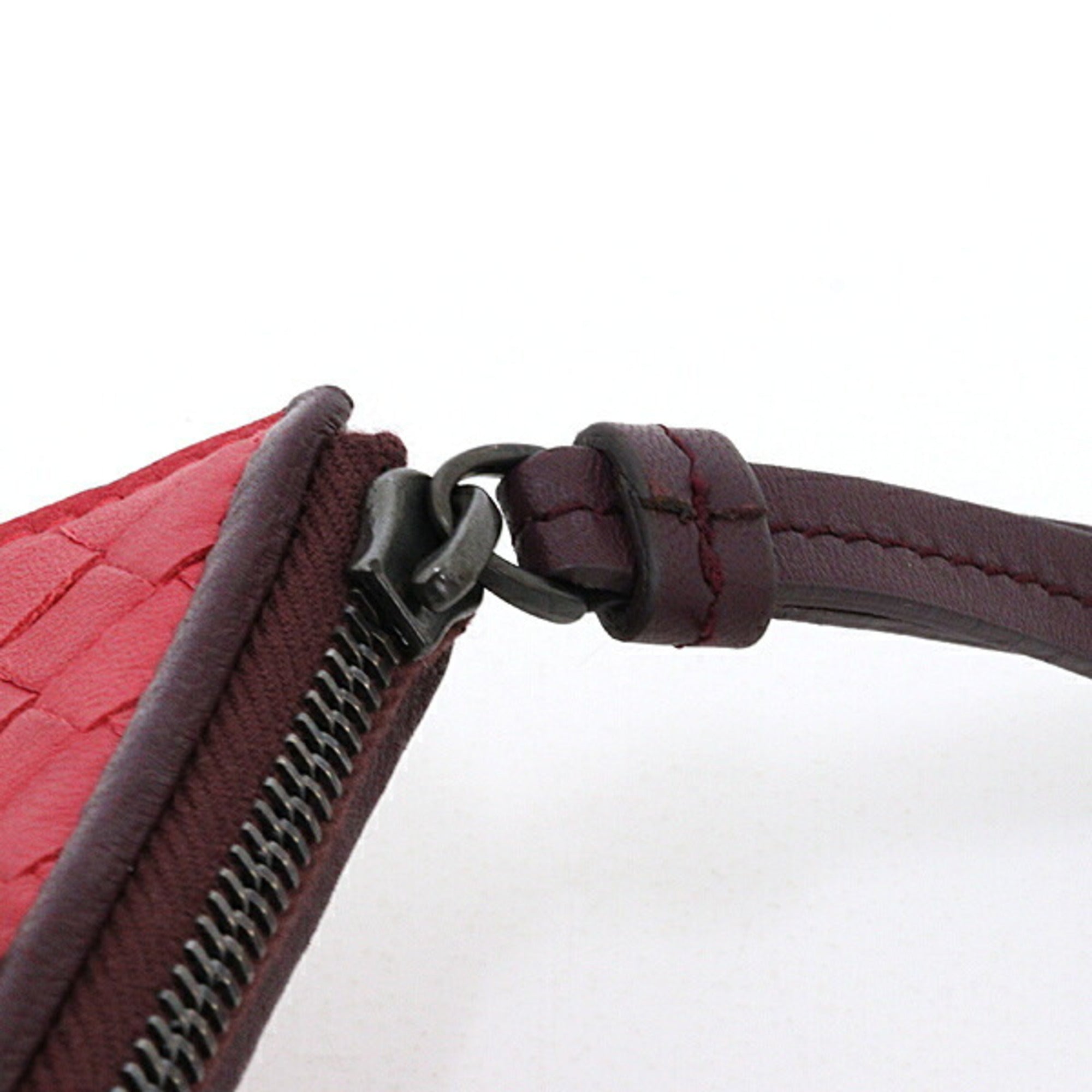 Bottega Veneta Red Color Coin Purse/Coin Case (Pre-Owned)