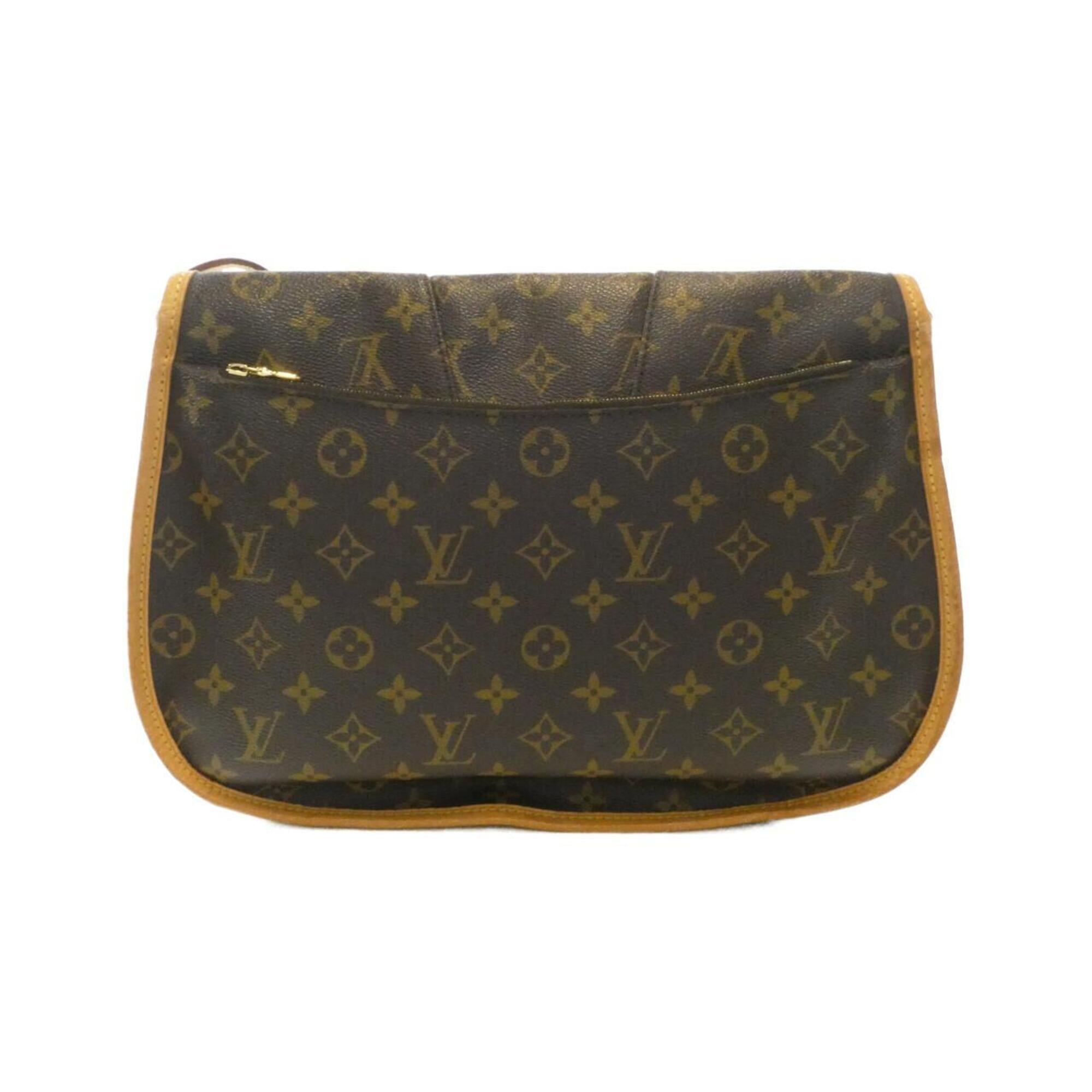 Louis Vuitton Marron Coated Canvas Shoulder Bag (Pre-Owned)