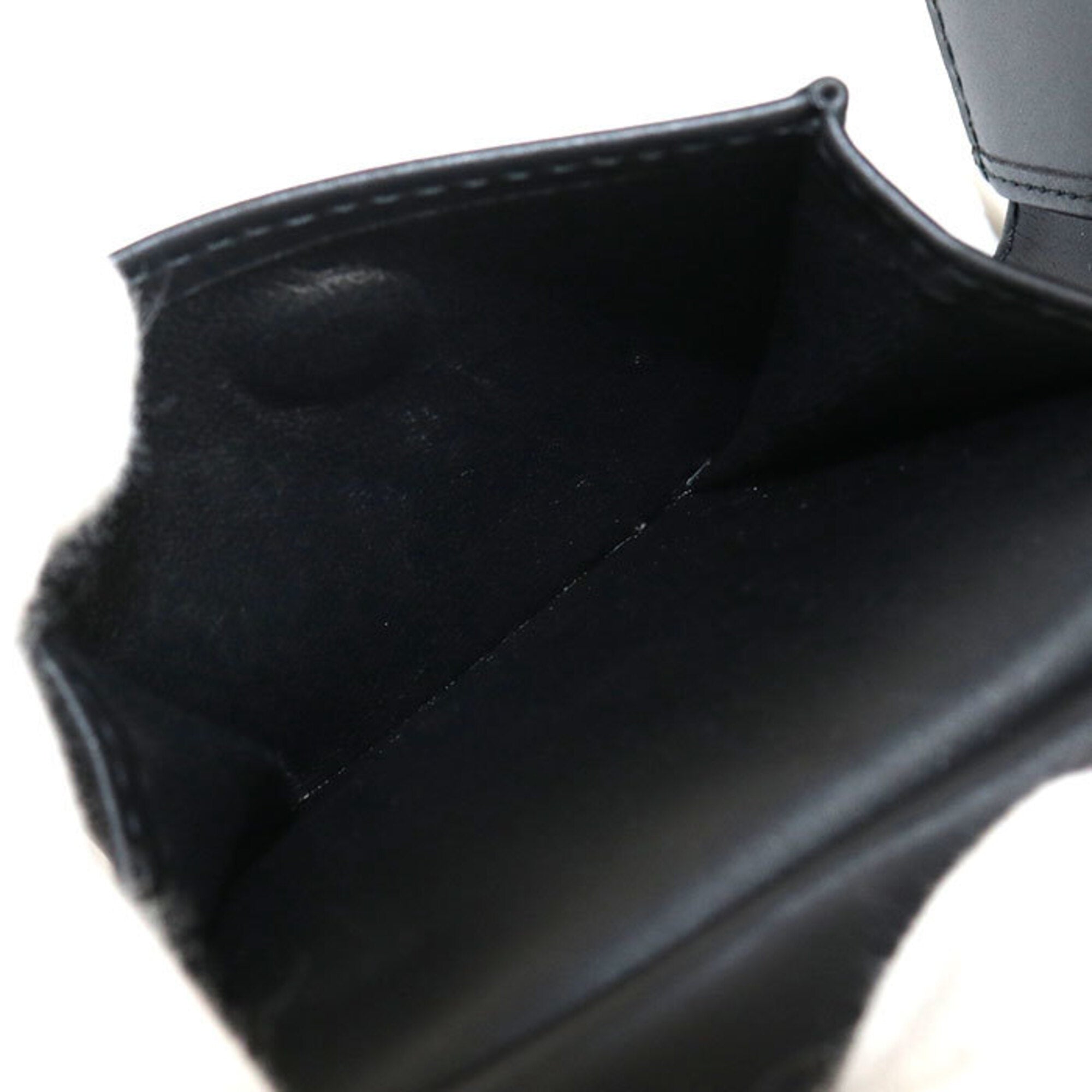 Bottega Veneta Black Leather Wallet (Bi-Fold) (Pre-Owned)