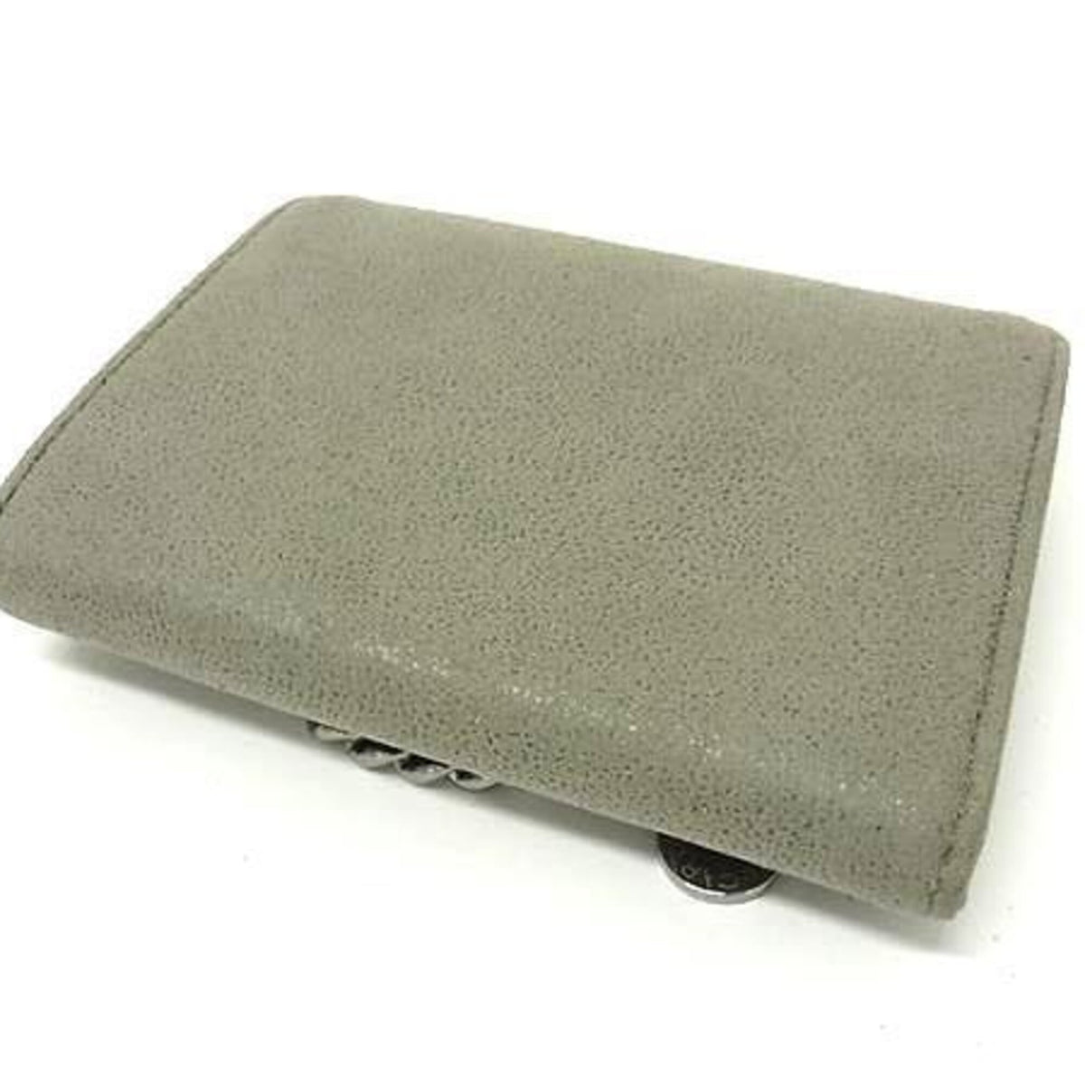 Stella Mccartney Gray Leather Coin Purse/Coin Case (Pre-Owned)