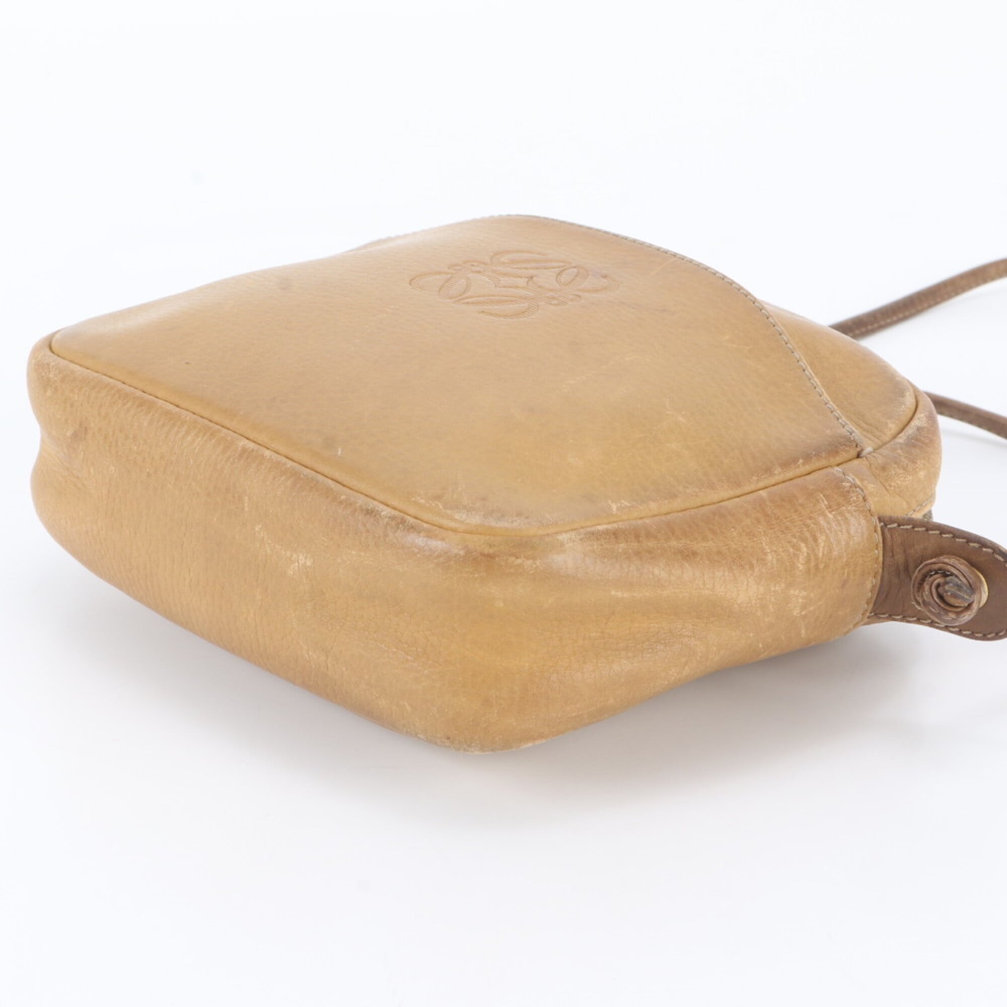Loewe Brown Leather Crossbody Bag Shoulder Bag (Pre-Owned)