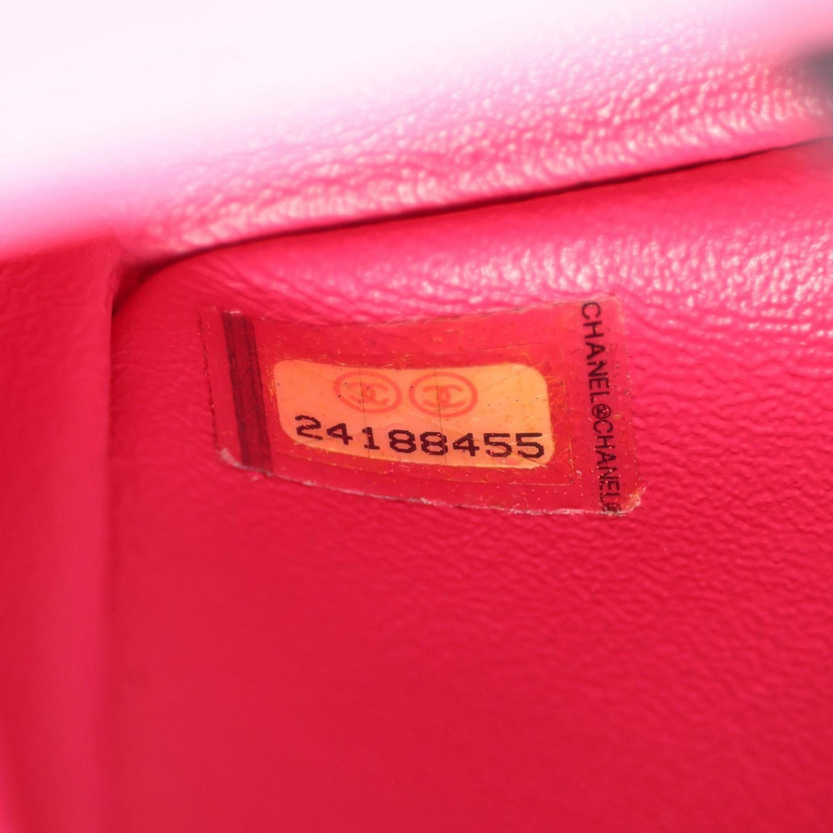 Chanel Pink Leather Handbag Shoulder Bag (Pre-Owned)