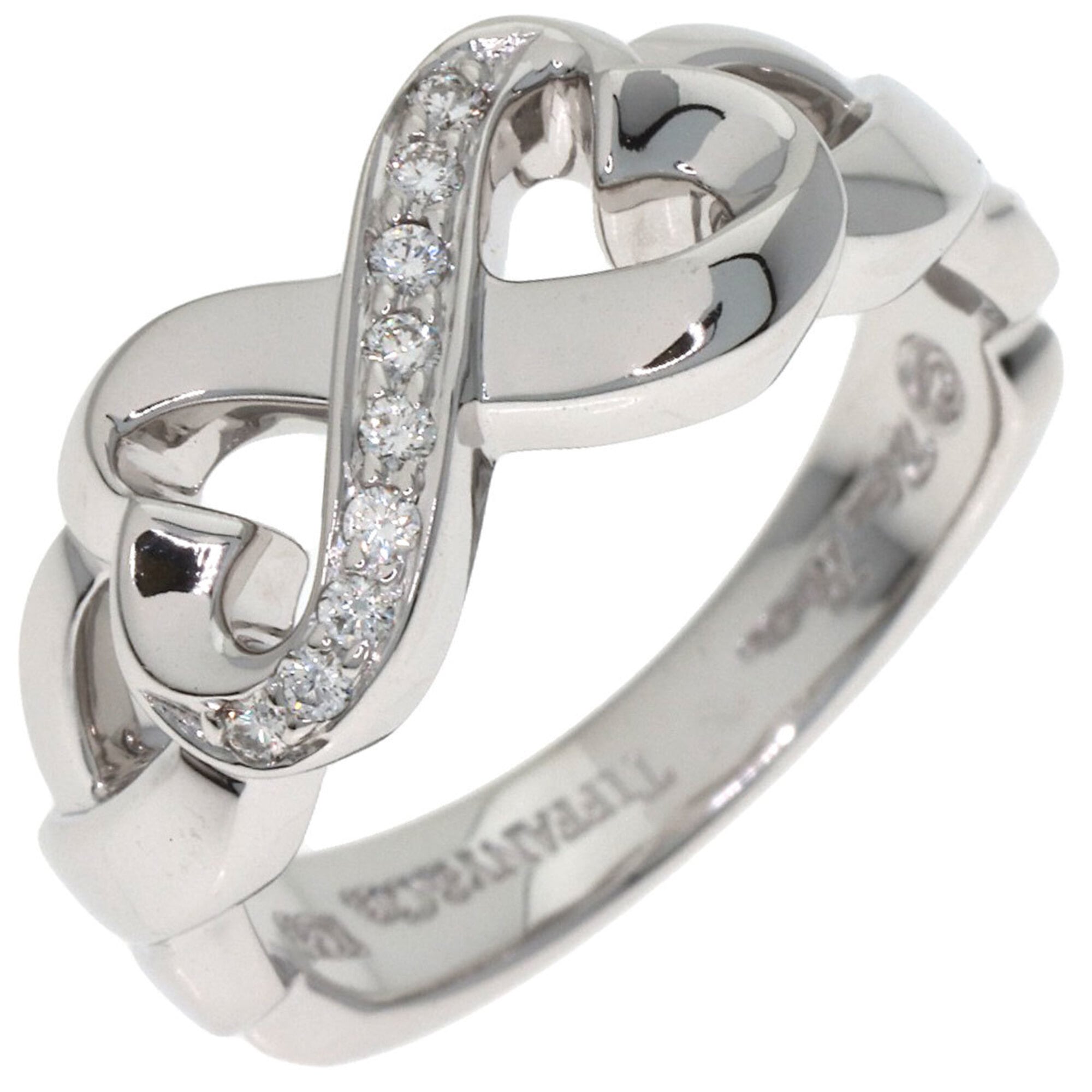 Tiffany White Gold (18K) Band Ring (Pre-Owned)