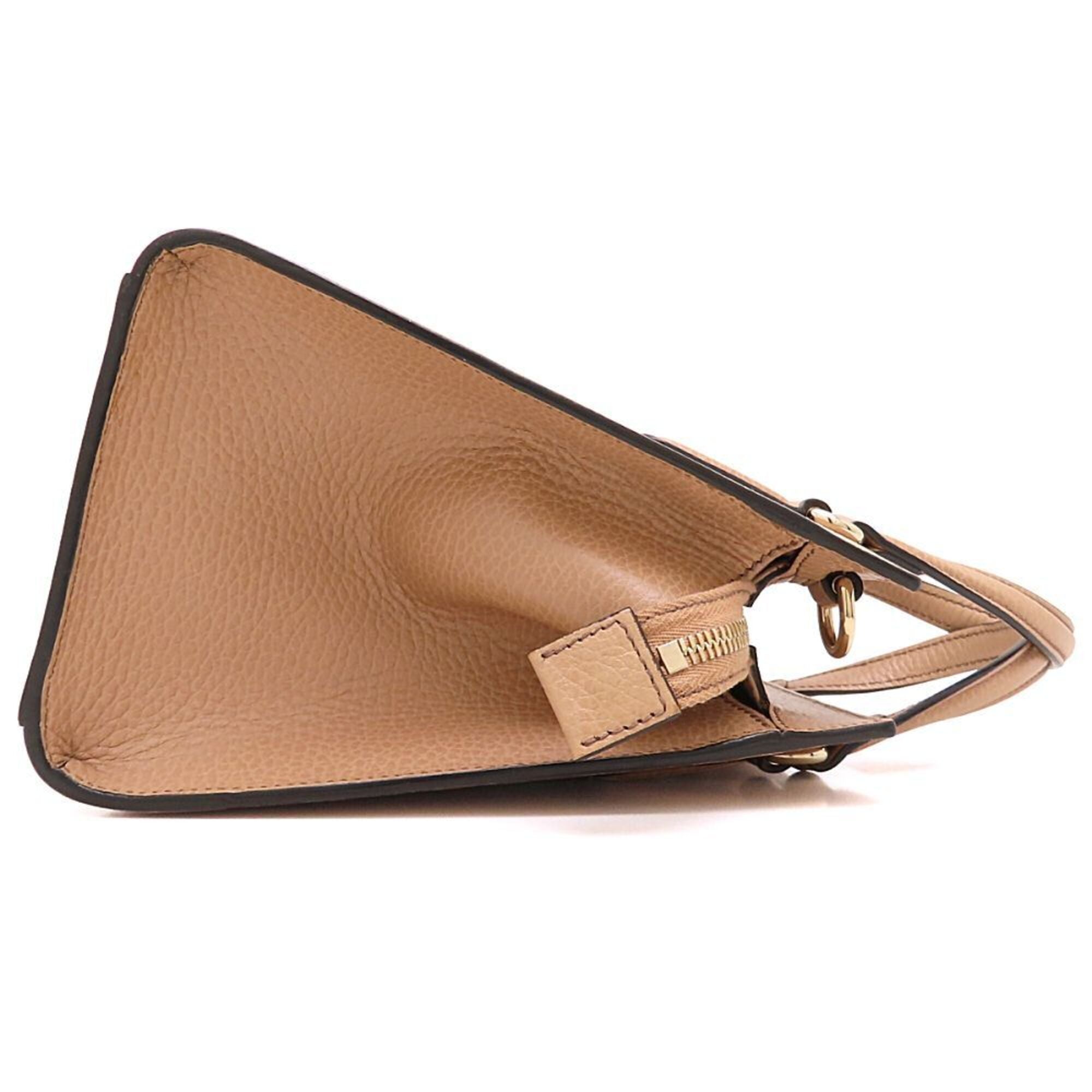 Gucci Beige Leather Handbag (Pre-Owned)
