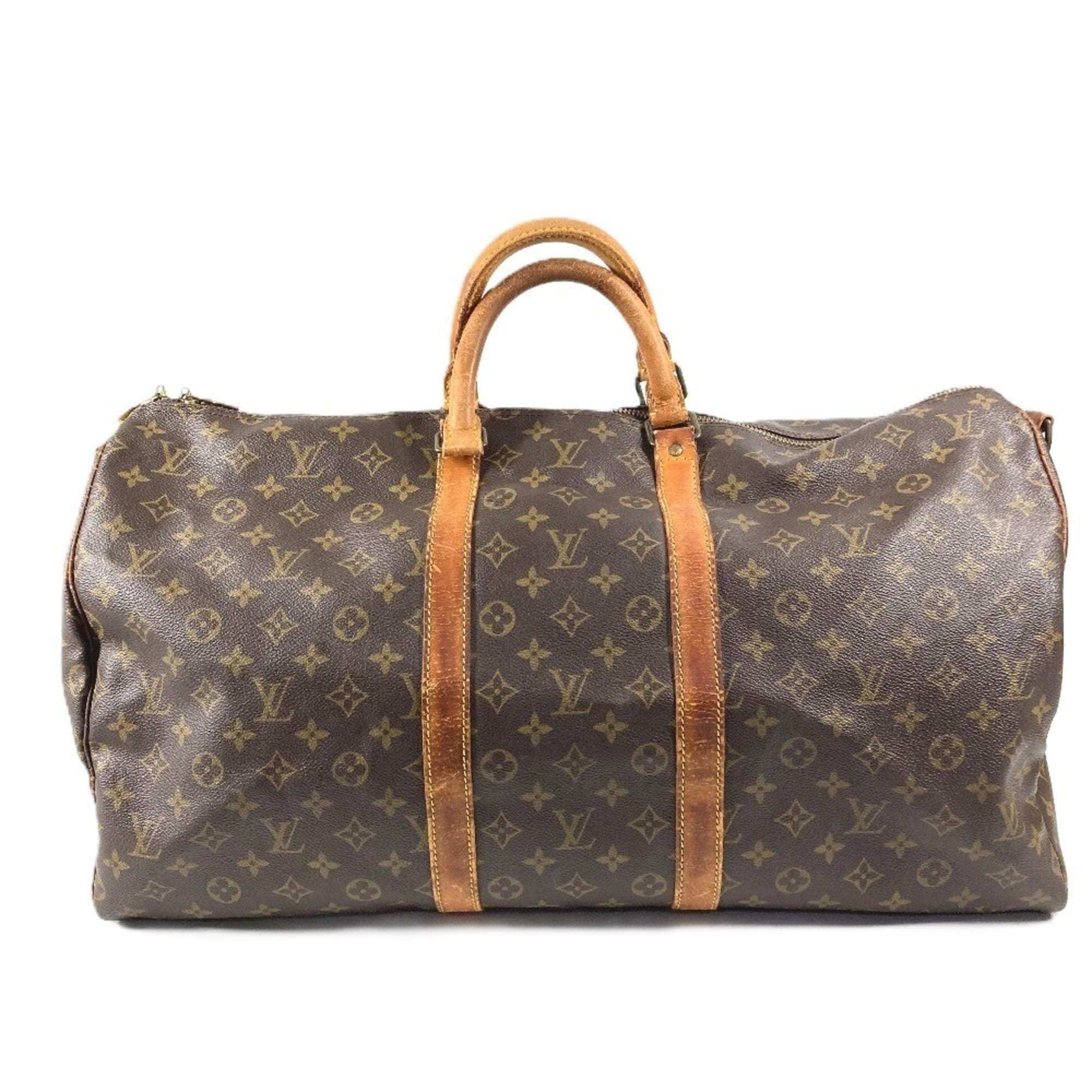 Louis Vuitton Brown Monogram Canvas Boston Bag Handbag (Pre-Owned)