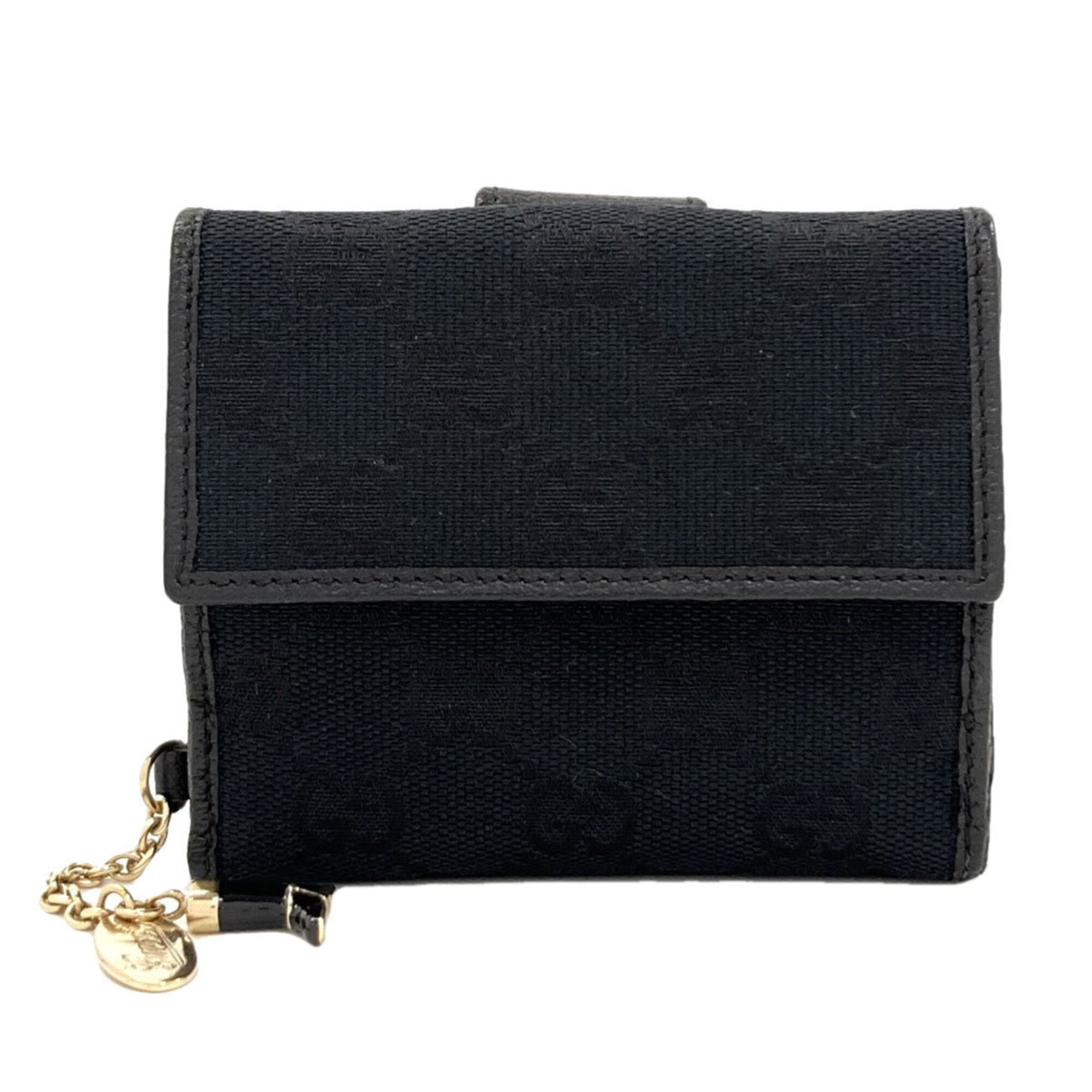 Gucci Black Canvas Wallet (Bi-Fold) (Pre-Owned)