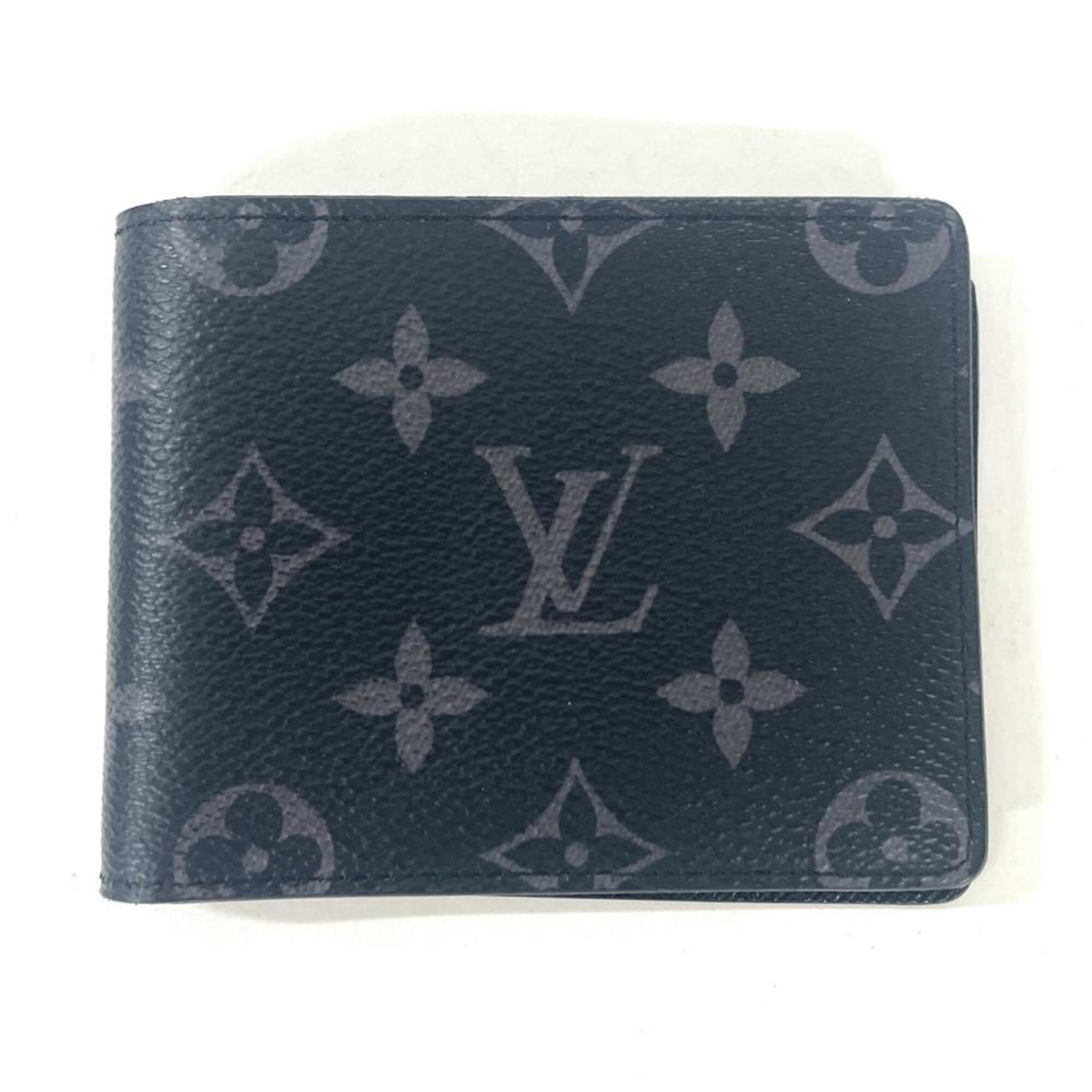 Louis Vuitton Monogram Eclipse Black Monogram Eclipse Wallet (Bi-Fold) (Pre-Owned)