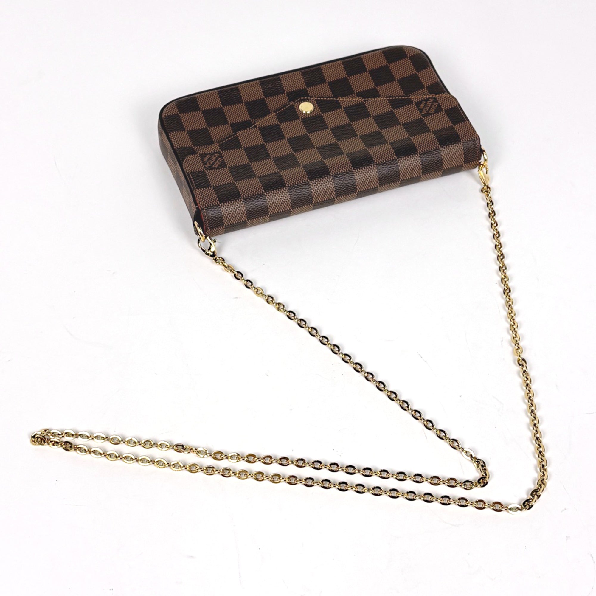 Louis Vuitton Brown Pochette Shoulder Bag (Pre-Owned)