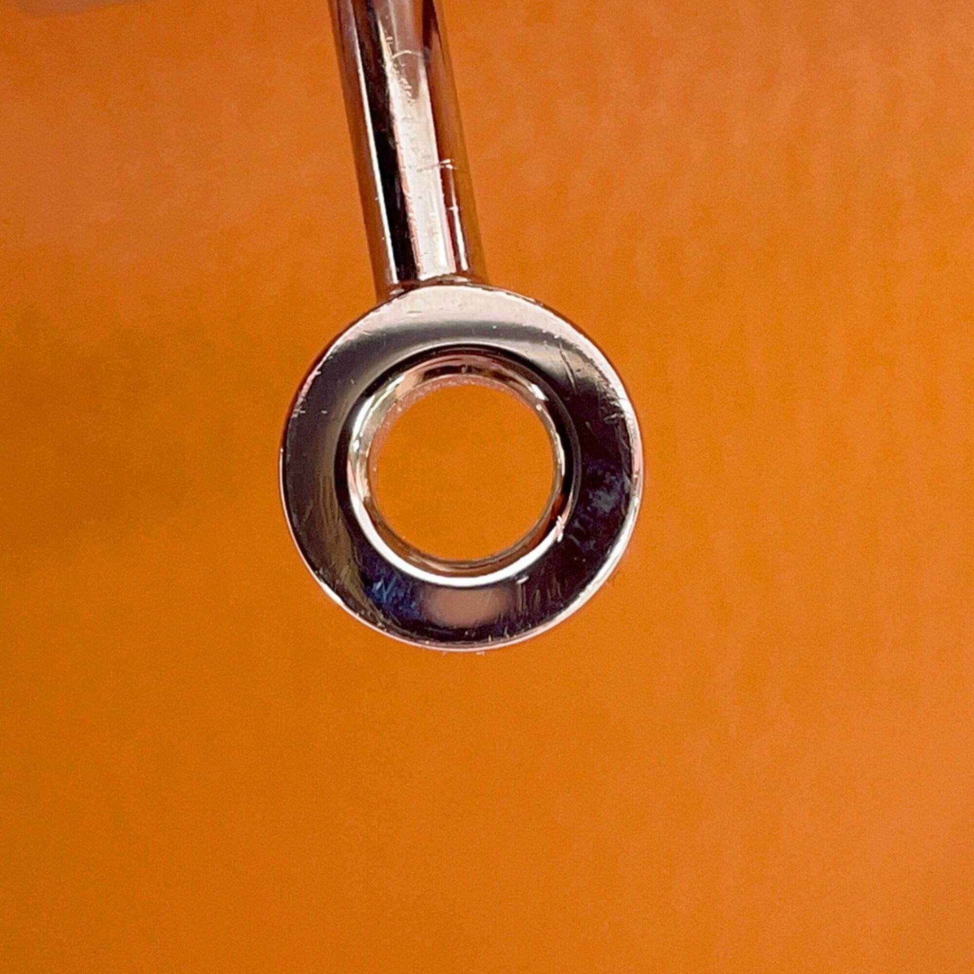 Hermes Birkin Orange Chevre Myzore Leather Handbag (Pre-Owned)