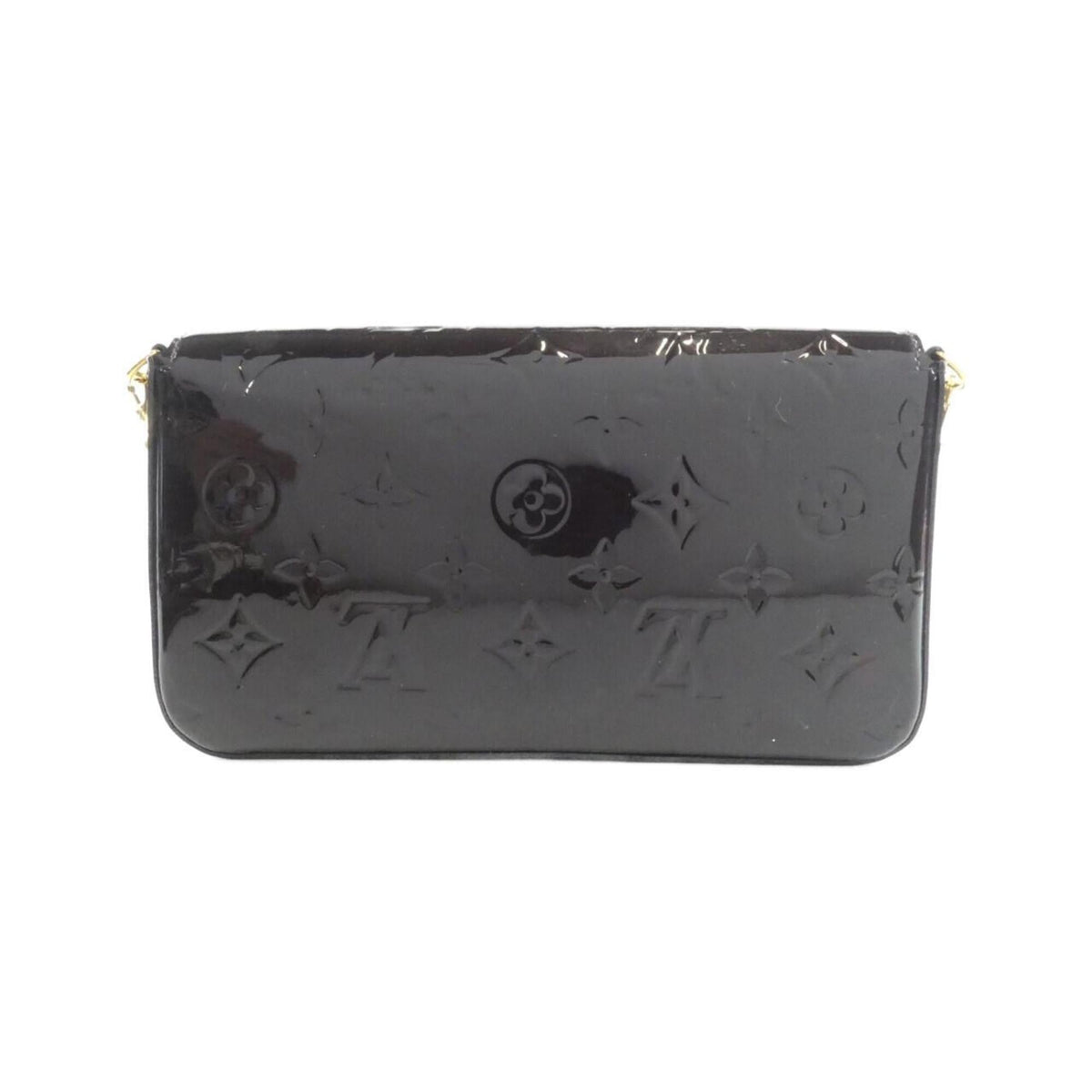 Louis Vuitton Purple Leather Pochette Pouch Shoulder Bag (Pre-Owned)