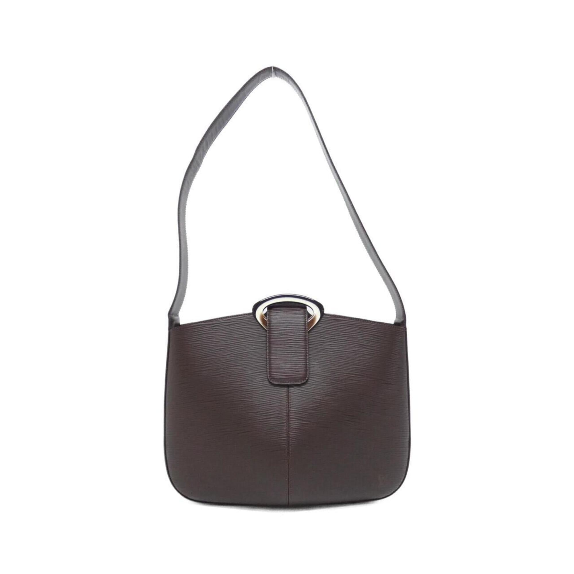 Louis Vuitton Brown Moka Leather Shoulder Bag (Pre-Owned)